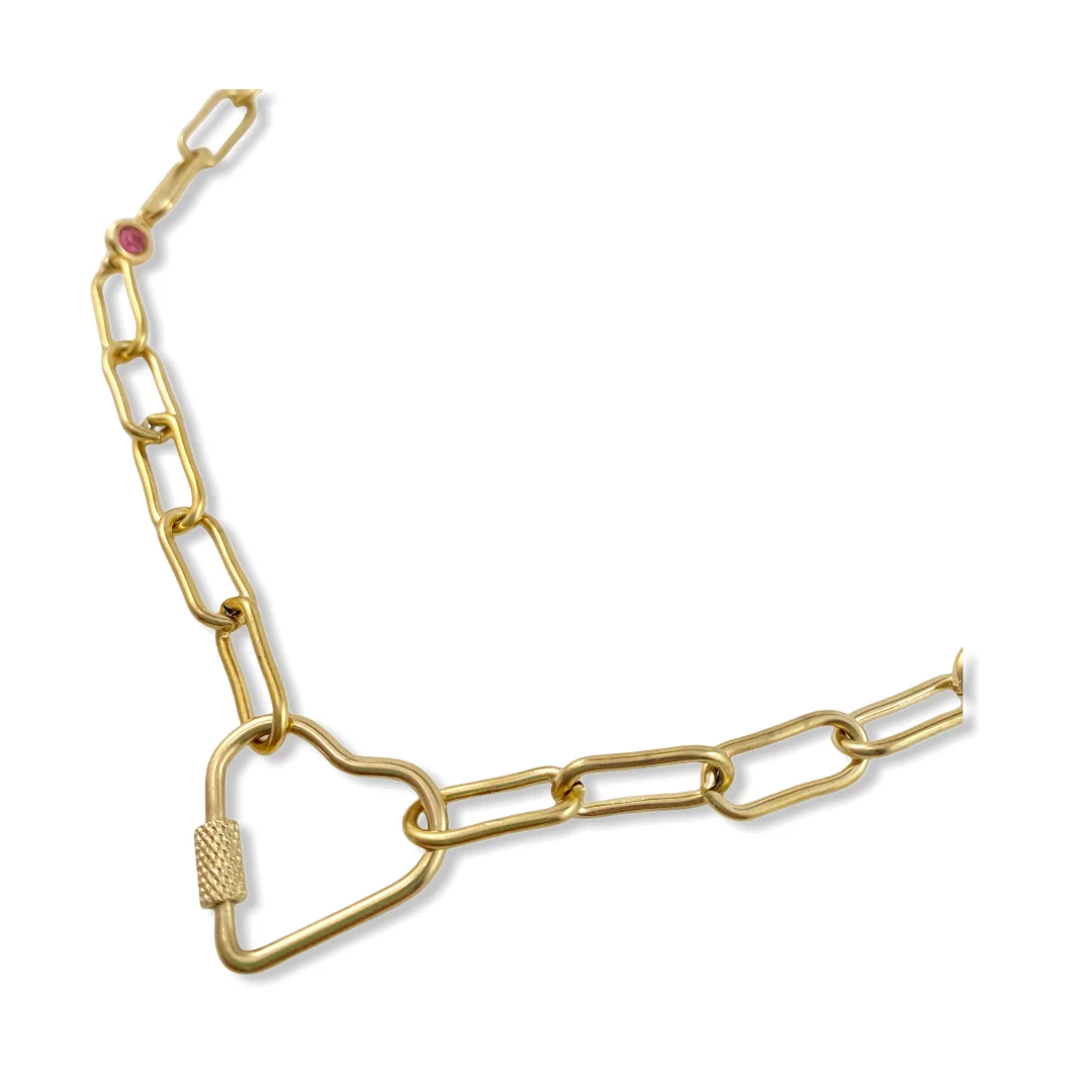 Gold Heart Necklace - Image 4