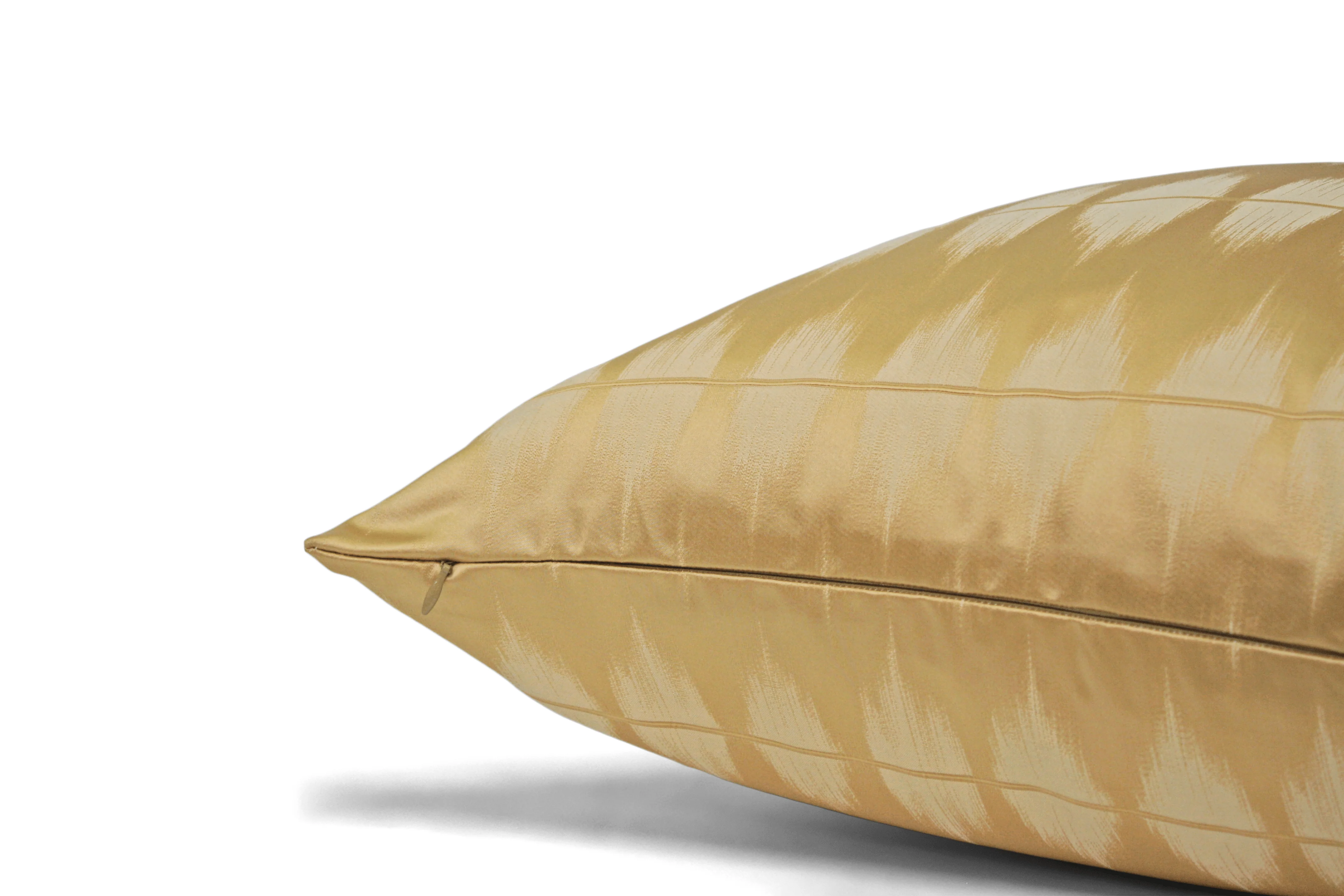 Gold Ikat Cushion Cover - Image 4