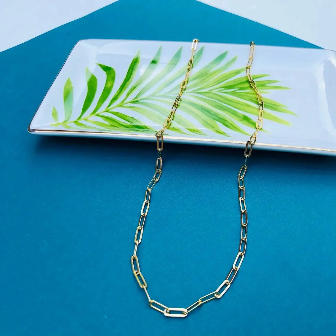 Gold Paperclip Chain - Image 3