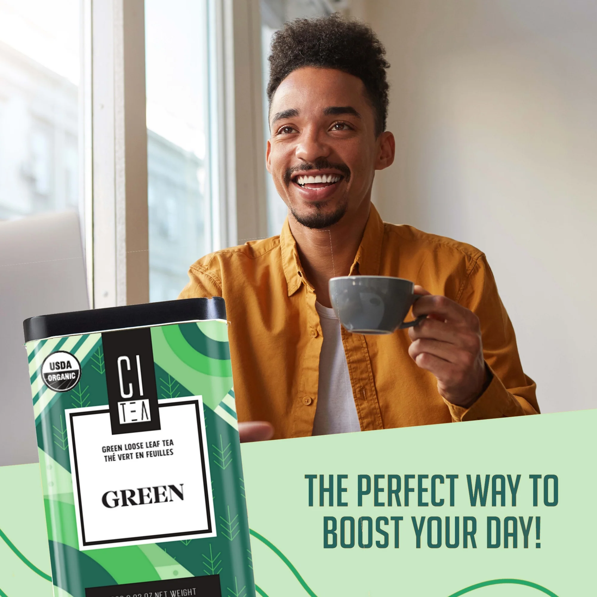 Green Loose Tea & Infusion Teacup Gift Set - Image 7