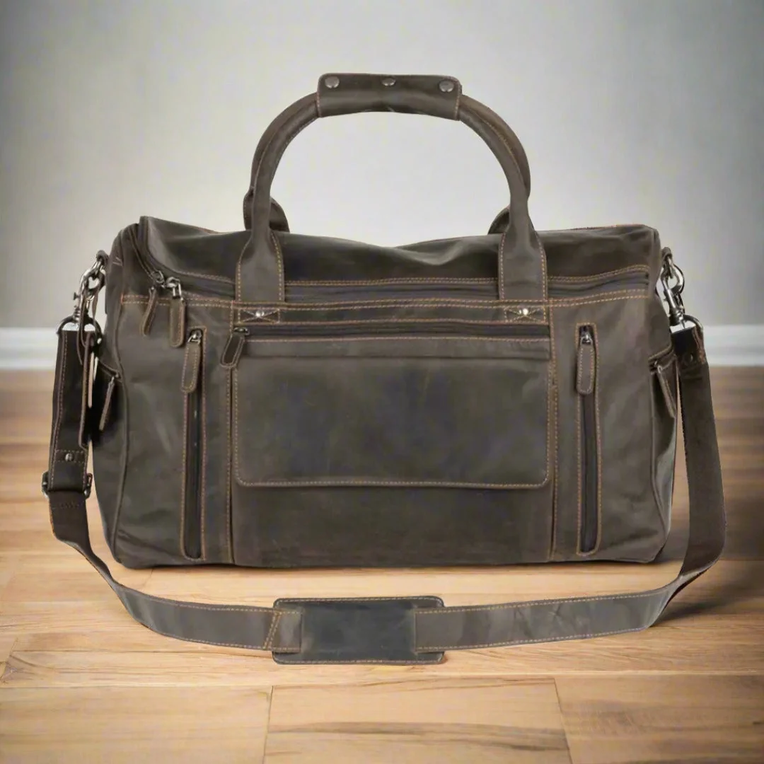 Greenwood Leather Regina Large Travel Duffle Bag - Image 13