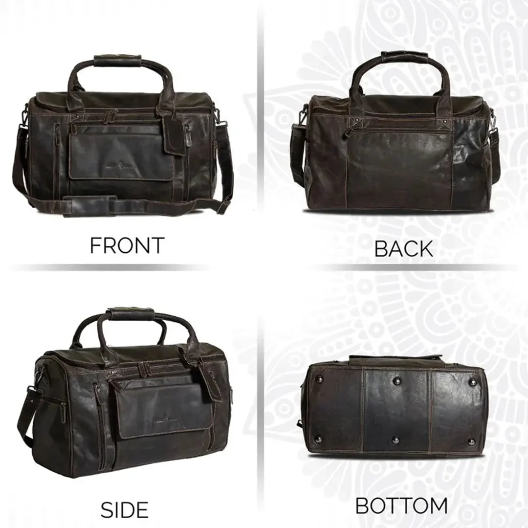 Greenwood Leather Regina Large Travel Duffle Bag - Image 19