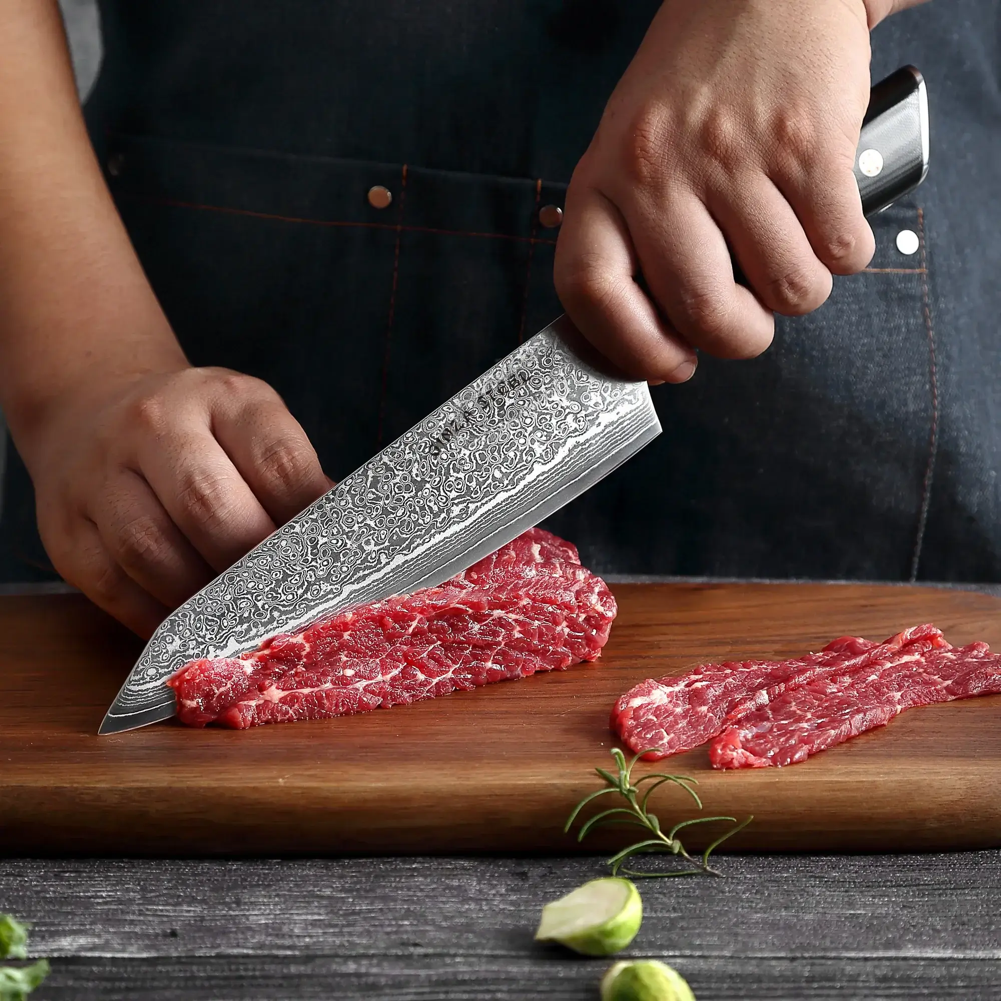 HAGAKURE SIX | Essential 6 pcs Knife set | 4 Knives, 1 Shears with Wood Block - Image 5