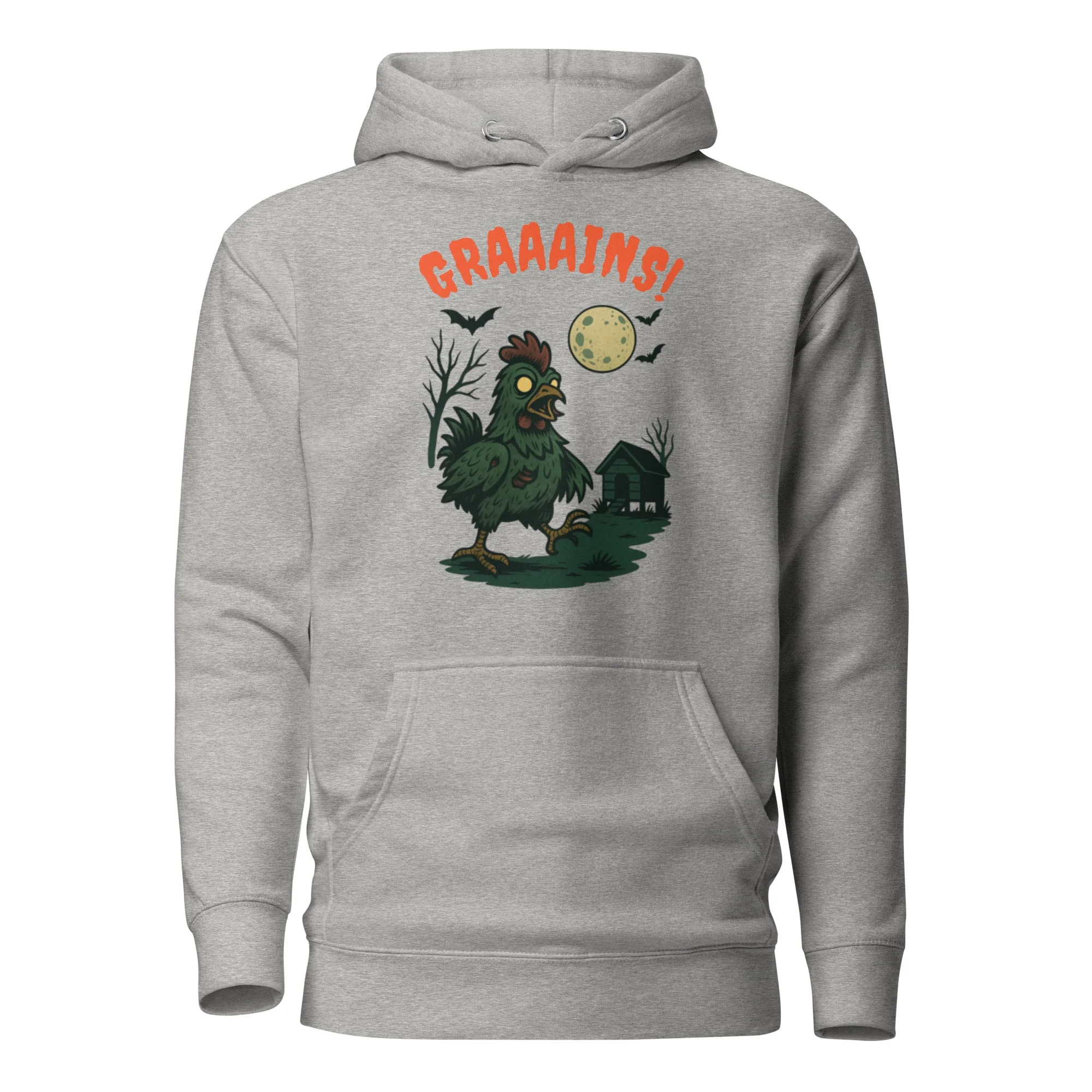 Halloween Zombie Chicken Bunny Hug Unisex (hoodie) - Image 5