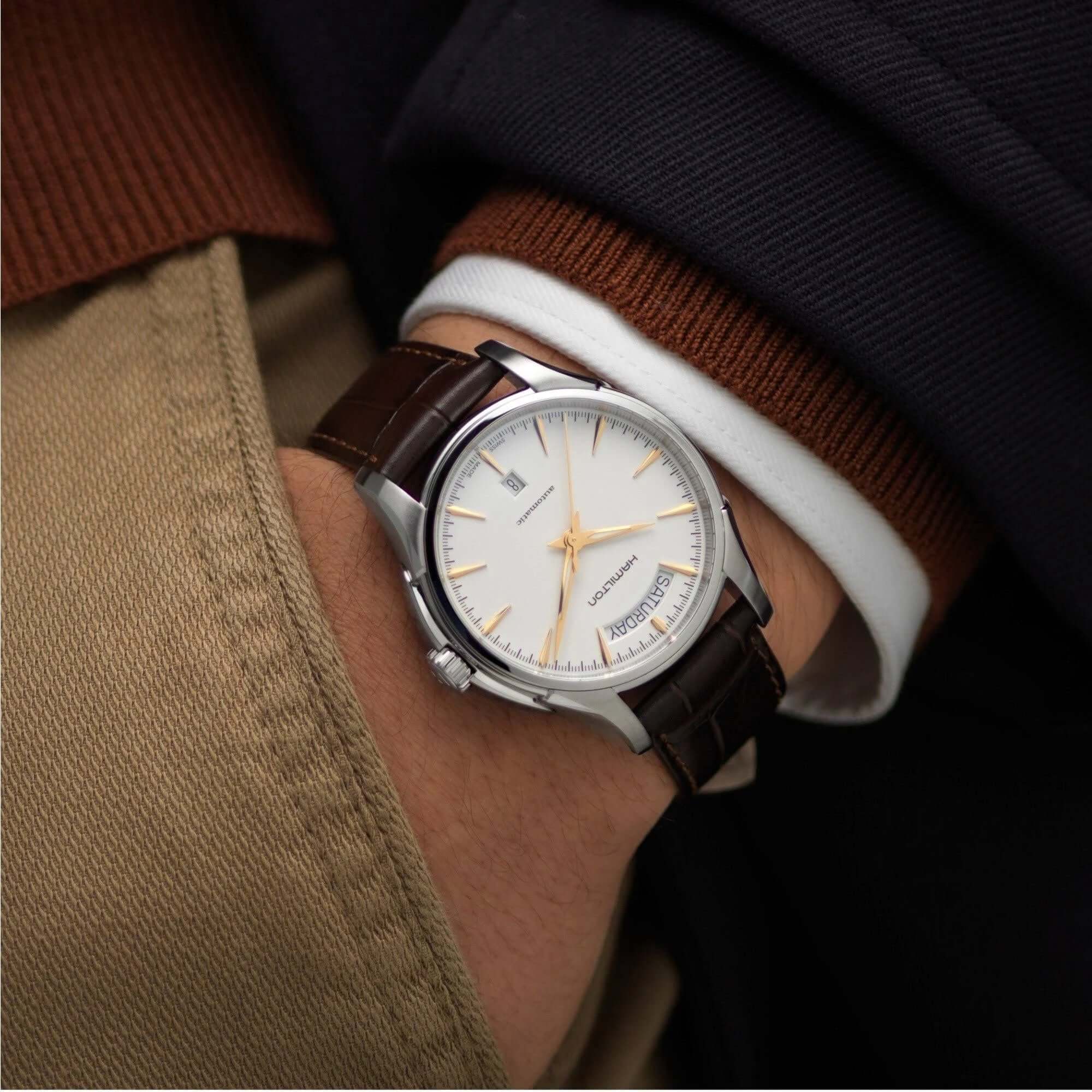 Hamilton Jazzmaster Day Date Watch H32505511 - Image 4