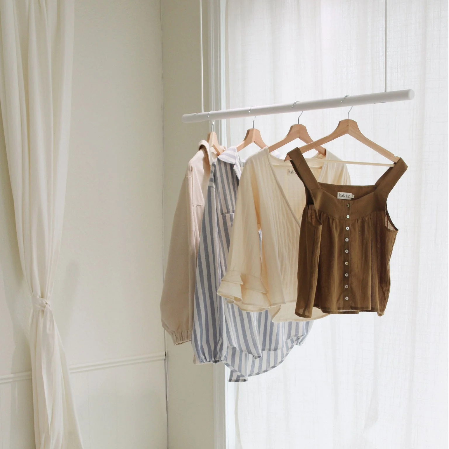Ceiling Clothing Rack - Image 5