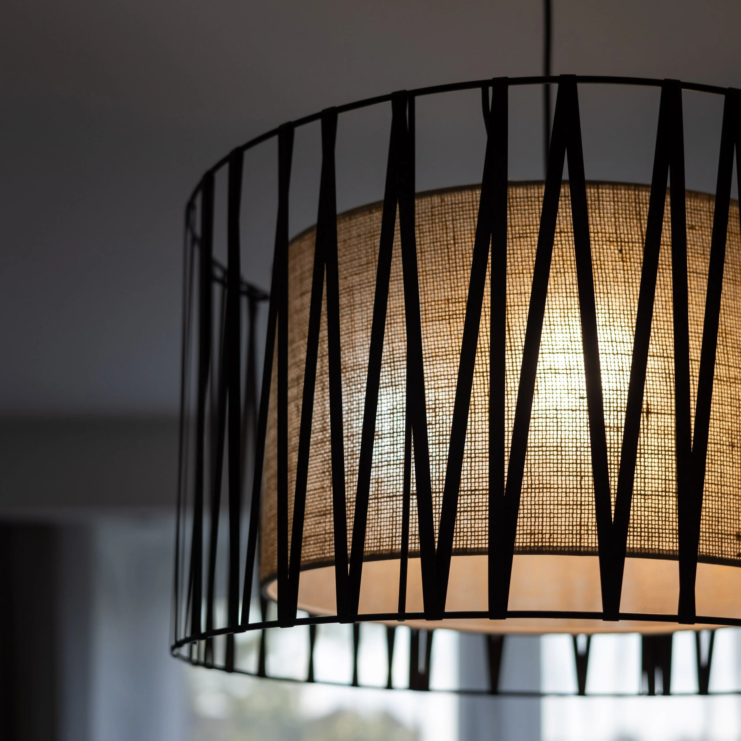 HARMONY NATURE Woven Jute Pendant Light for Dining Room, Bedroom & Living Room - Image 8