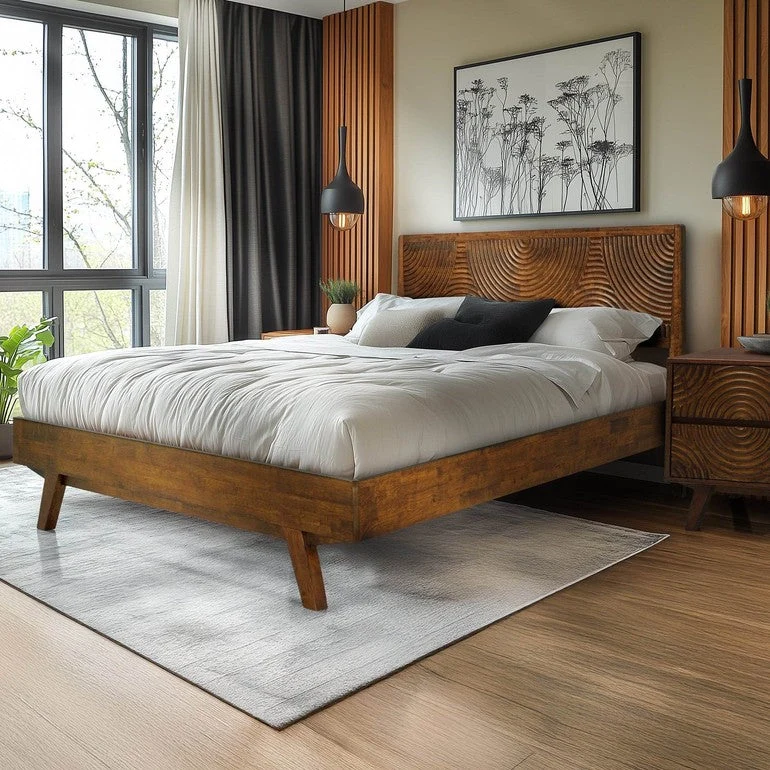 Harmony Platform Bed Frame with Headboard - Image 15