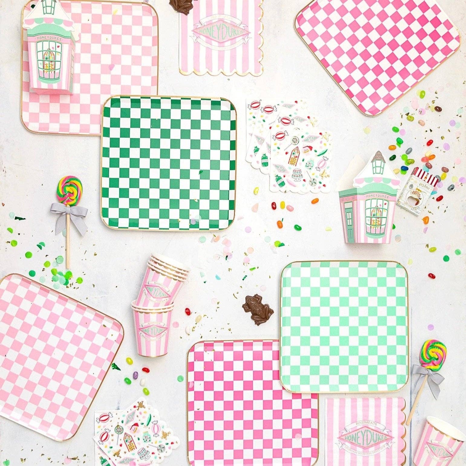 Harry Potter Honeydukes Checkered Plates - Image 4
