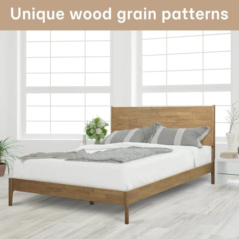 Haven Deluxe Wood Platform Bed Frame - Image 9