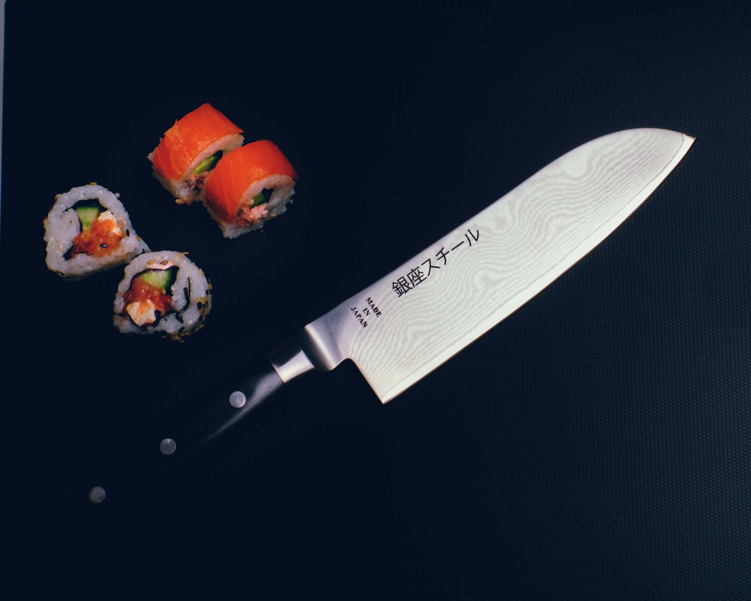 HAYAMI 180 - VG10 - 33 Layered Damascus Steel Santoku Knife 180mm - Image 8