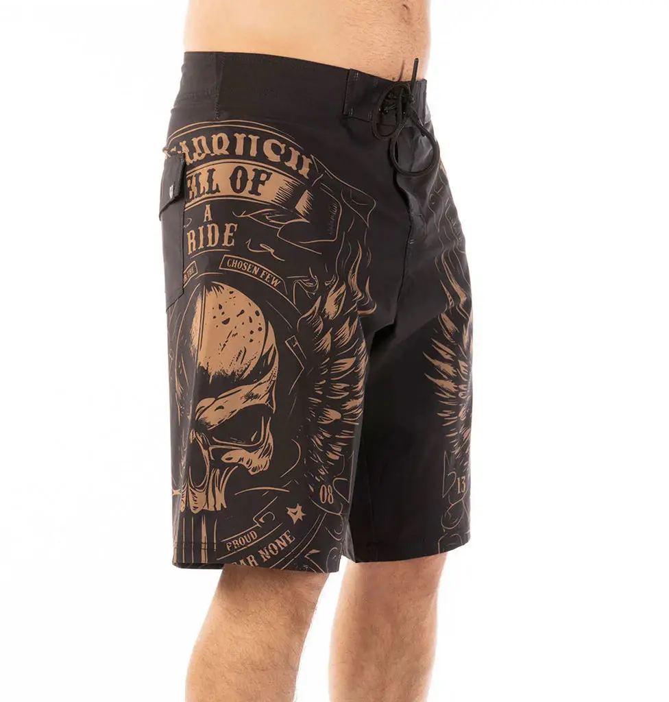 Headrush Men's Biker Wings Board Shorts - Image 2