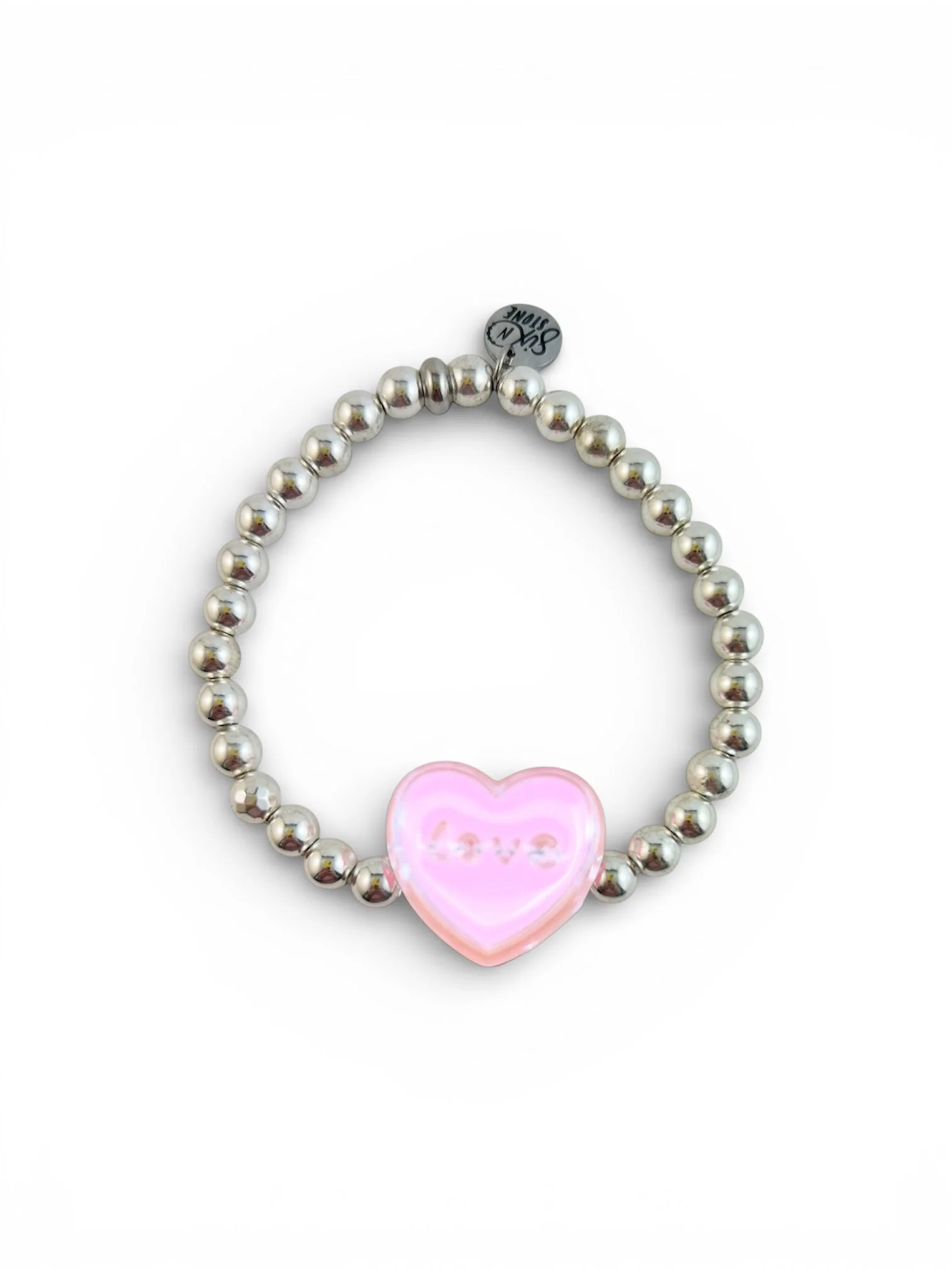 Sweetheart Hematite Bracelets - Mom and Mini - Image 3
