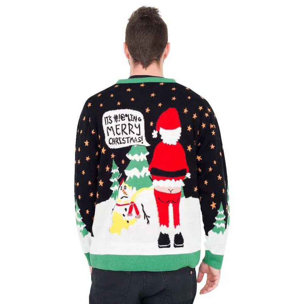 Ho Ho Ho It #!@%ING Merry Sweater - Image 2