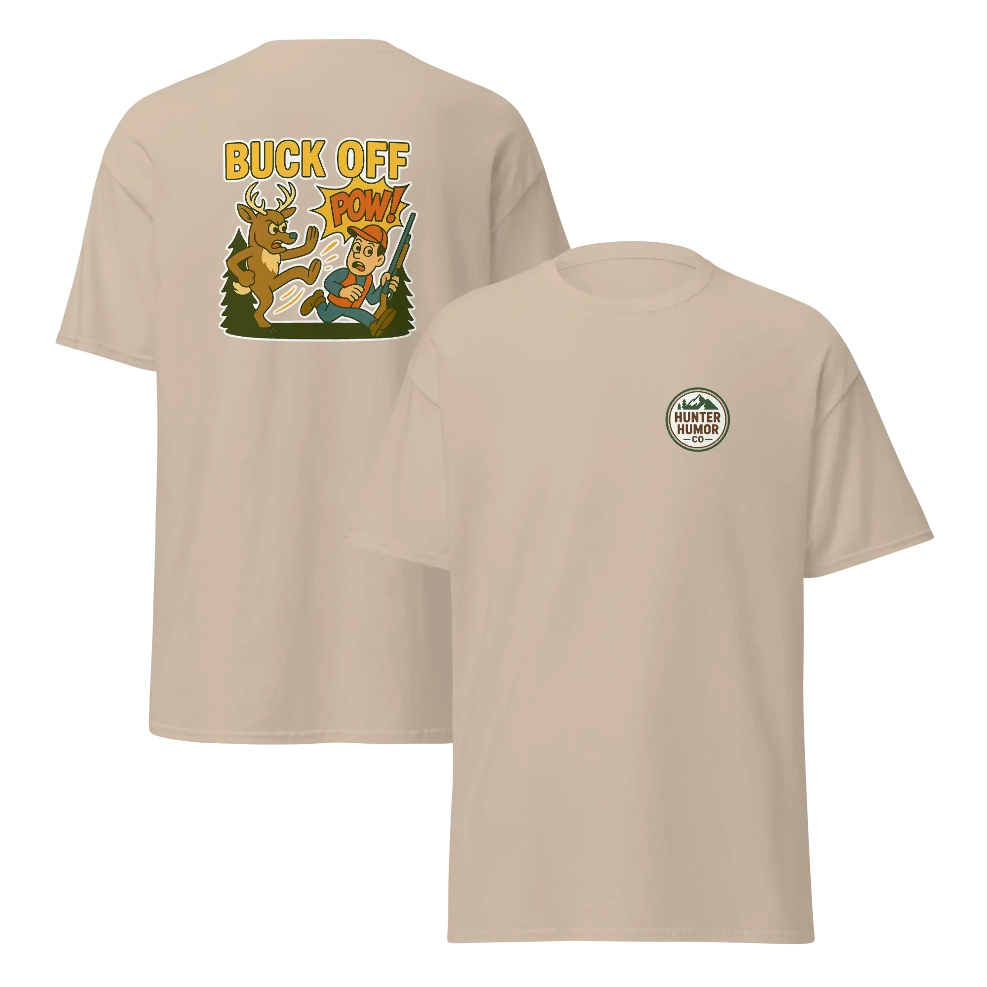 Hunter Humor Buck Off T-Shirt - Image 13
