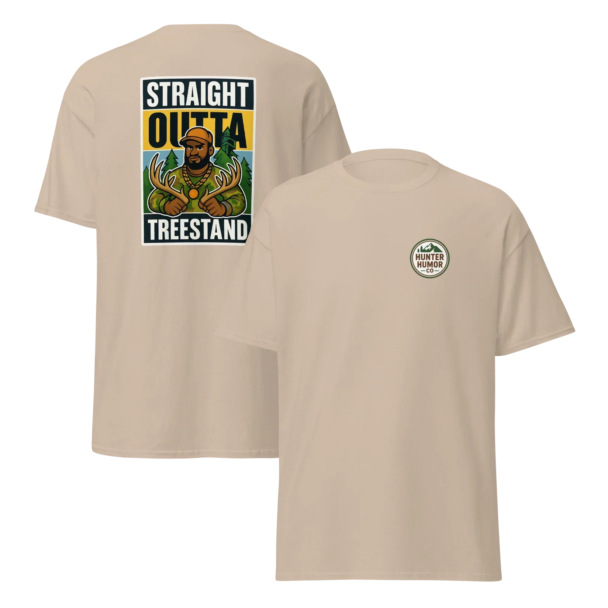 Hunter Humor Straight Outta Treestand T-Shirt - Image 12