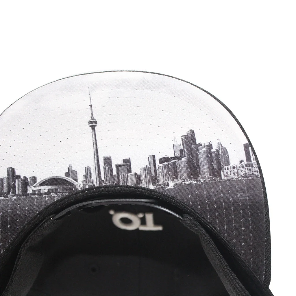 Hustle - T.O. - The Cap Guys TCG / Inspired Exclusives White and Black Snapback Cap - Image 12