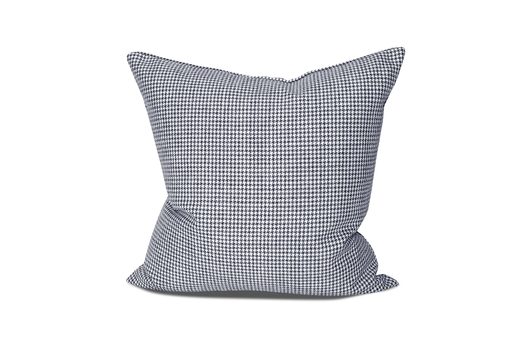 Indigo Houndstooth Cushion Cover - Image 2