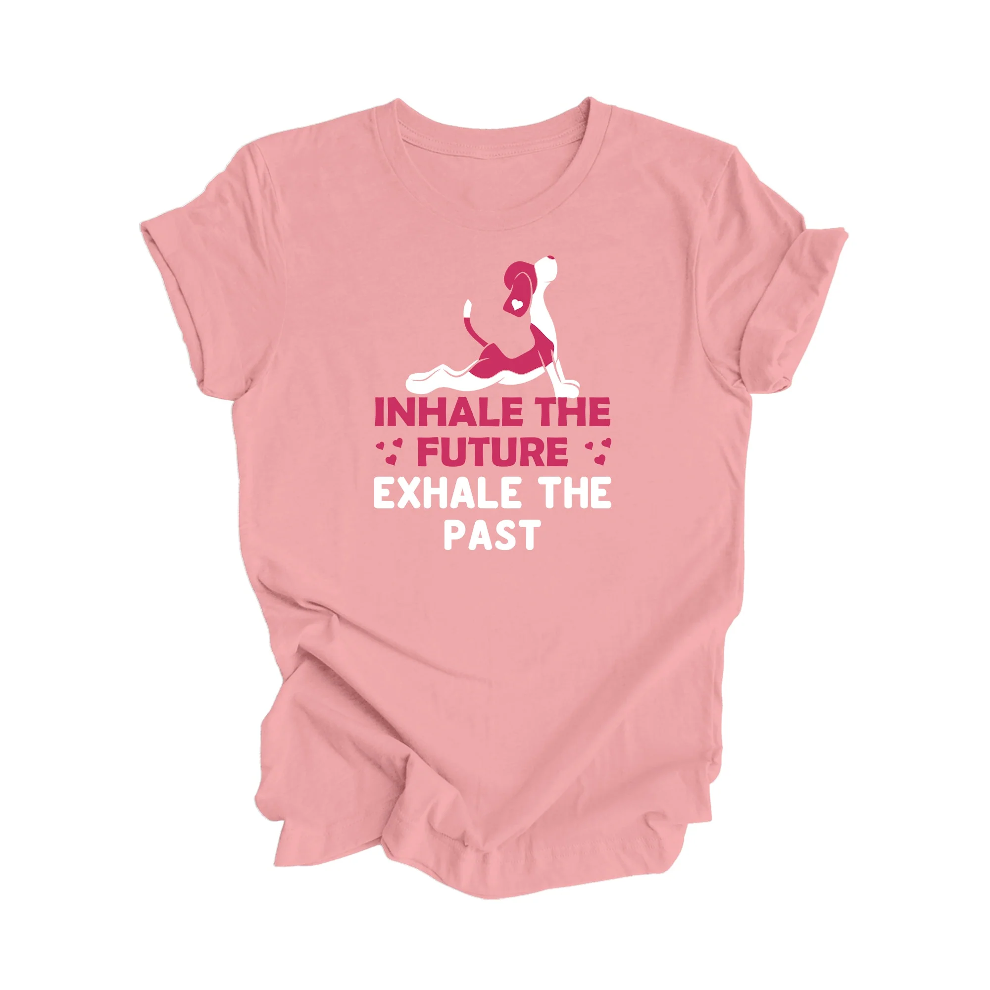 Inhale The Future Exhale The Past - Yoga Gift, Meditation Shirt, Yoga T-shirt, Yoga Lover Gift,  Yoga Teacher Shirt, Wellness Shirt, Self Care Shirt - Inspired X - Image 4