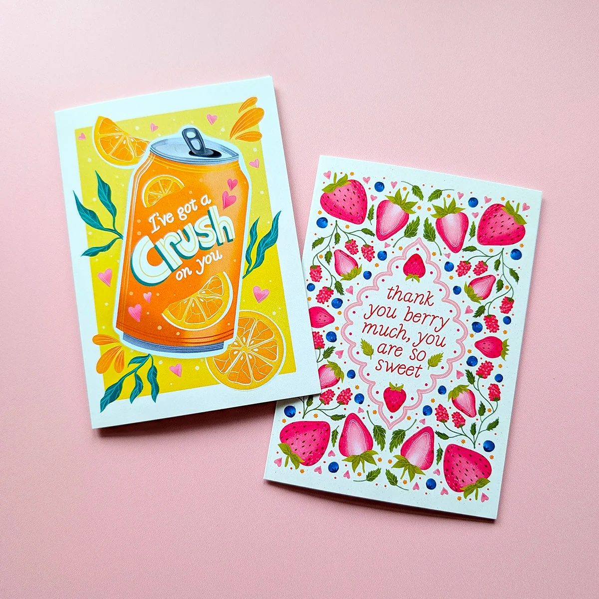 I've Got A Crush on You | Mini Greeting Card - Image 2