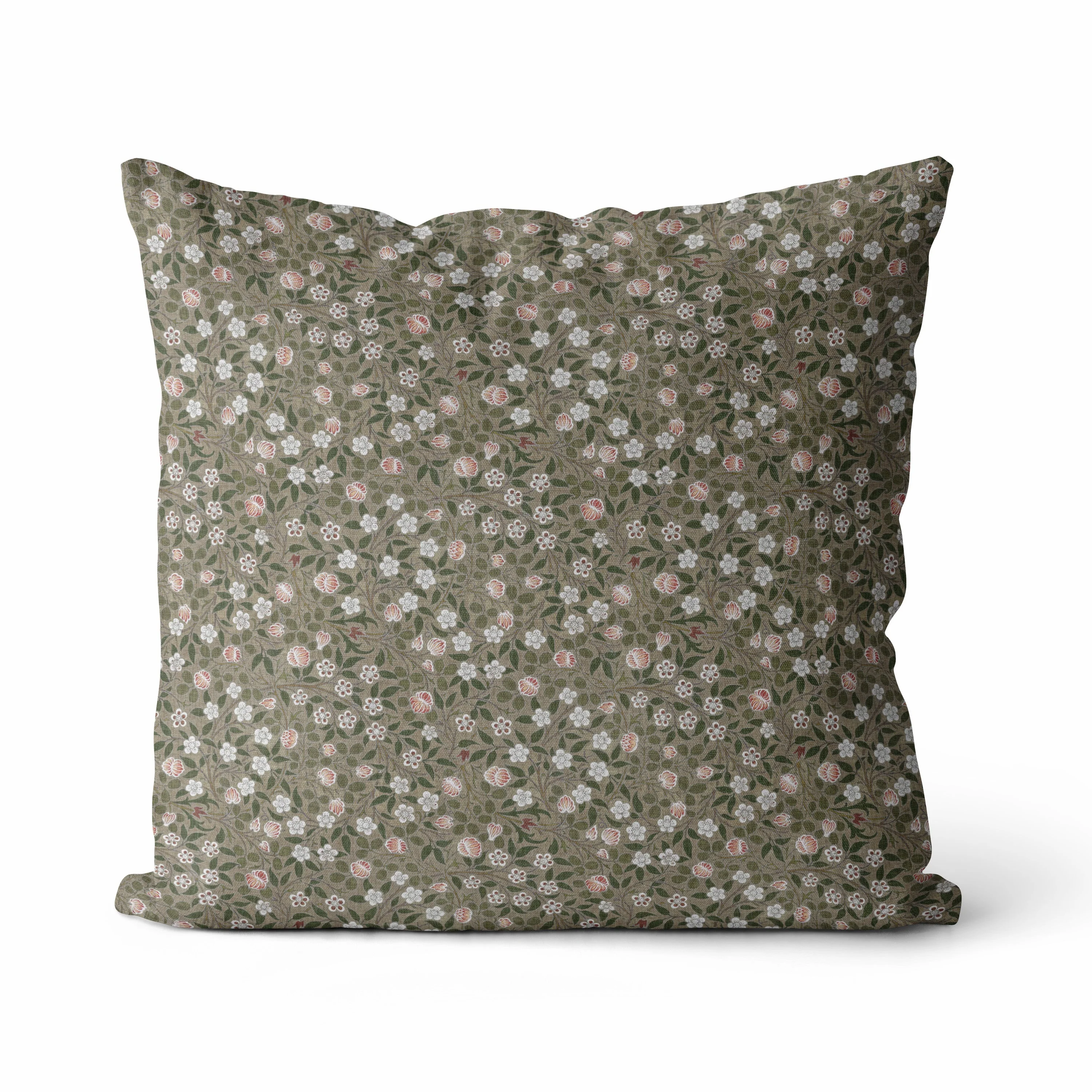 Ivy | Green Floral Pillow Cover - Image 5