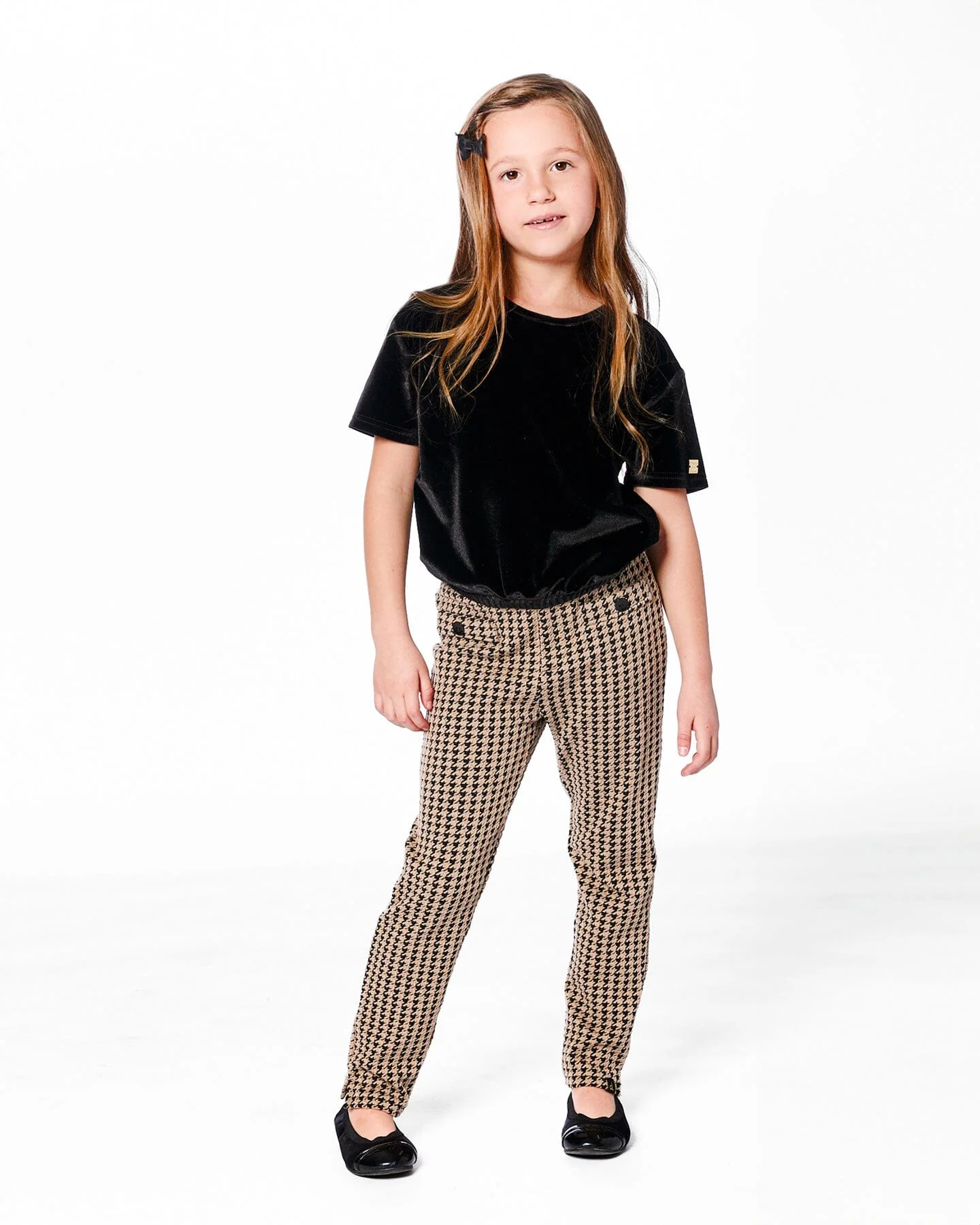 Jacquard Knit Pant With Welt Pocket - Image 2