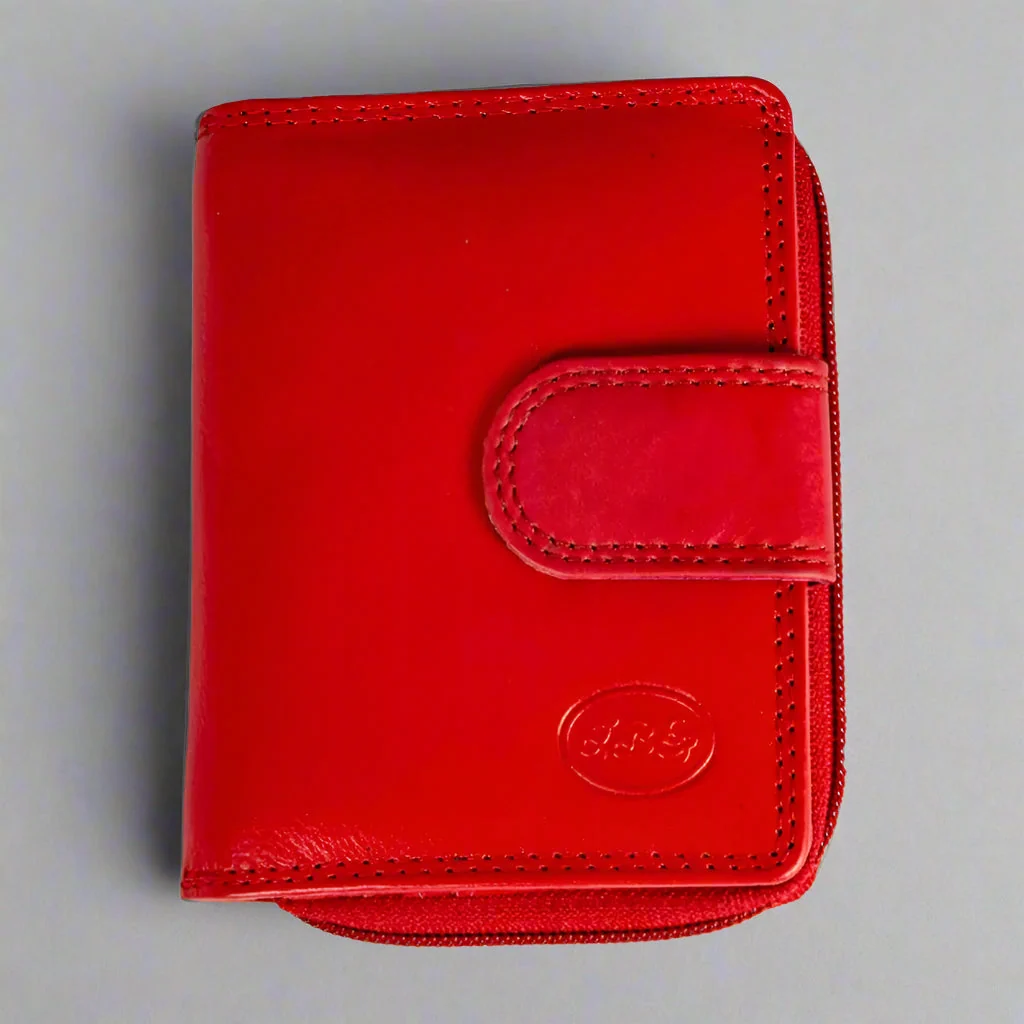 JBG International Women's Small RFID Leather Wallet