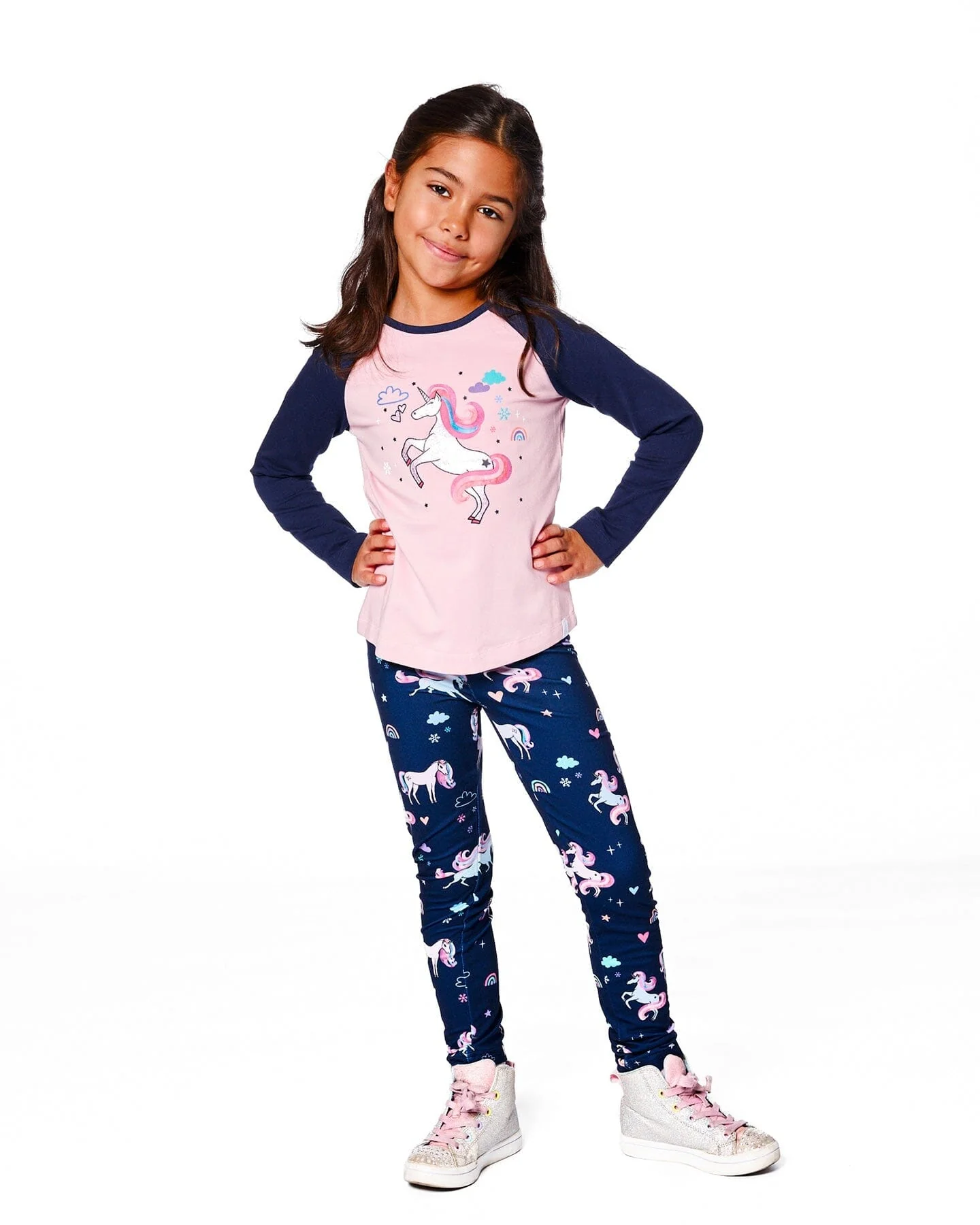Jersey Raglan Sleeve Tee Dusty Pink - Image 2