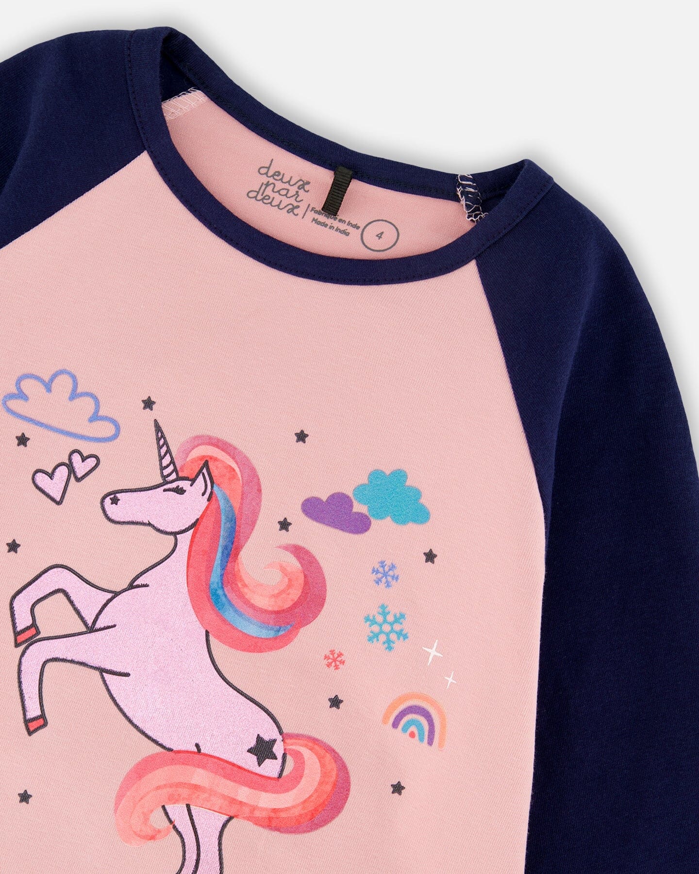 Jersey Raglan Sleeve Tee Dusty Pink - Image 4