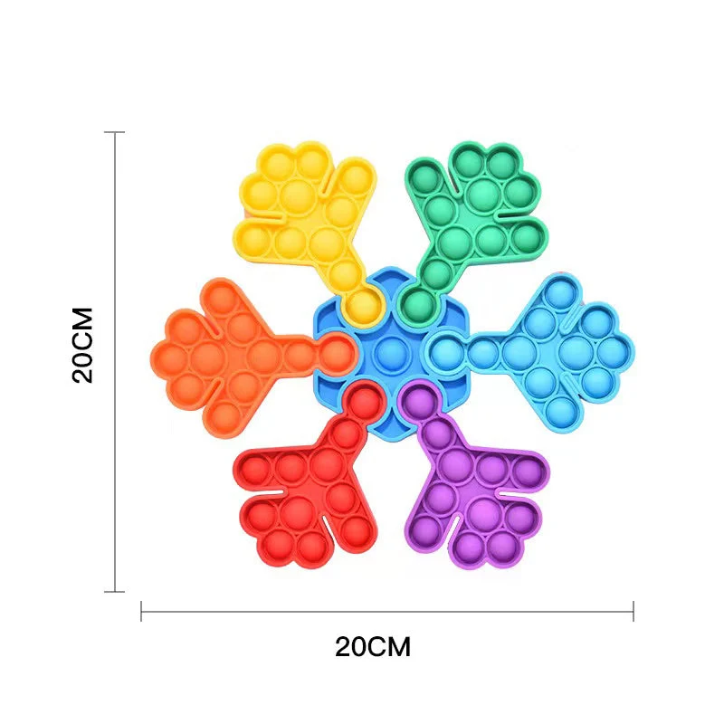 Jigsaw Snowflake popper puzzle fidget - Image 3