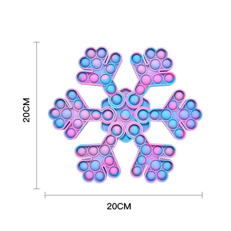 Jigsaw Snowflake popper puzzle fidget - Image 4