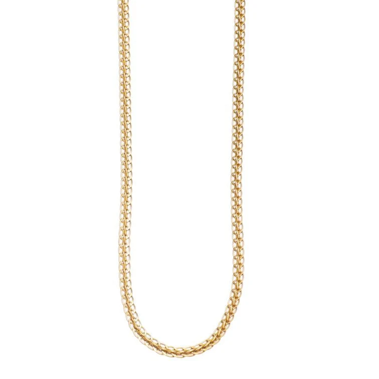 JOSEPHA Mini Textured Dainty Gold Chain - Image 3