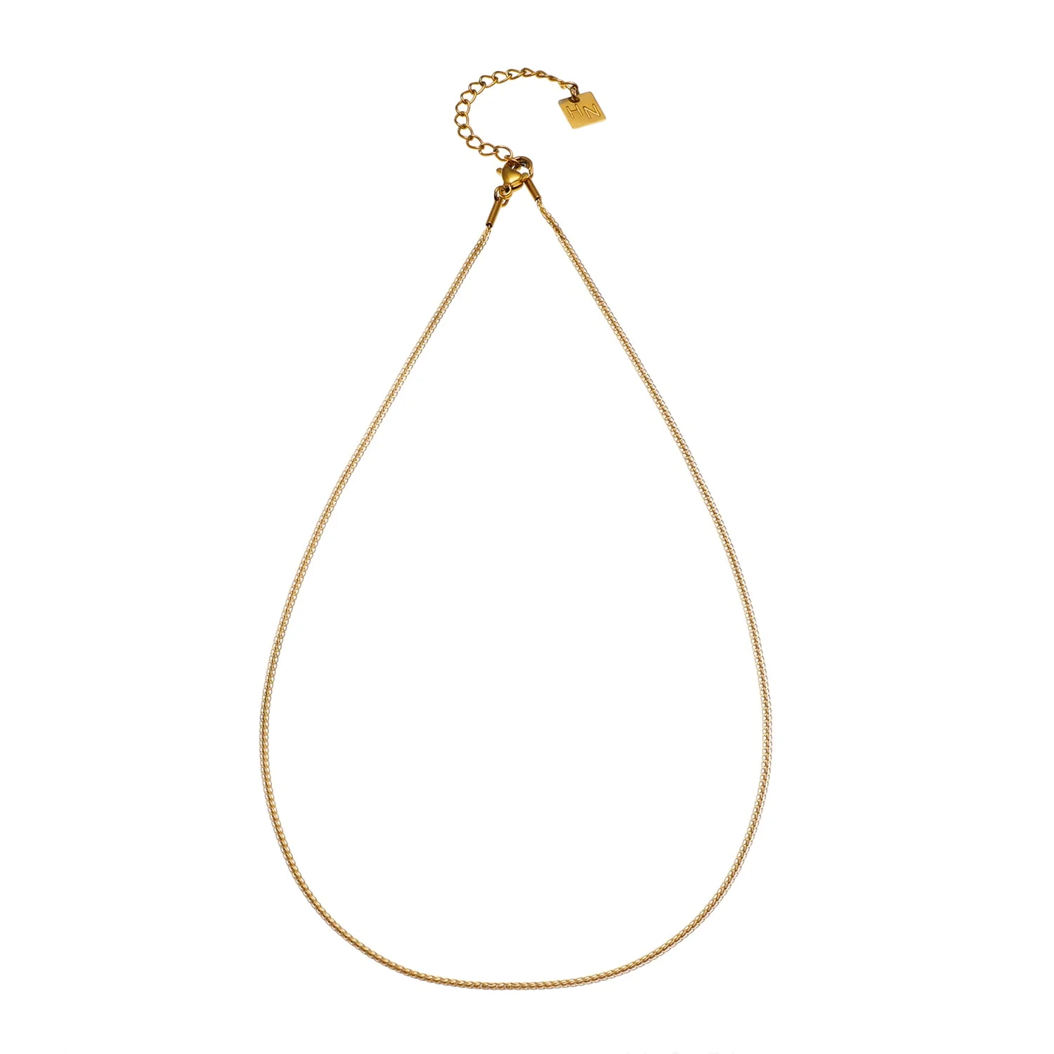 JOSEPHA Mini Textured Dainty Gold Chain - Image 4