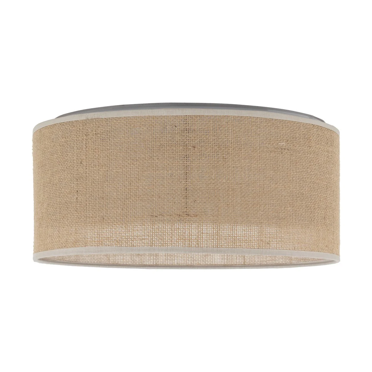 JUTE Natural Flush Mount Ceiling Light for Bedroom, Hallway & Living Room - Image 9
