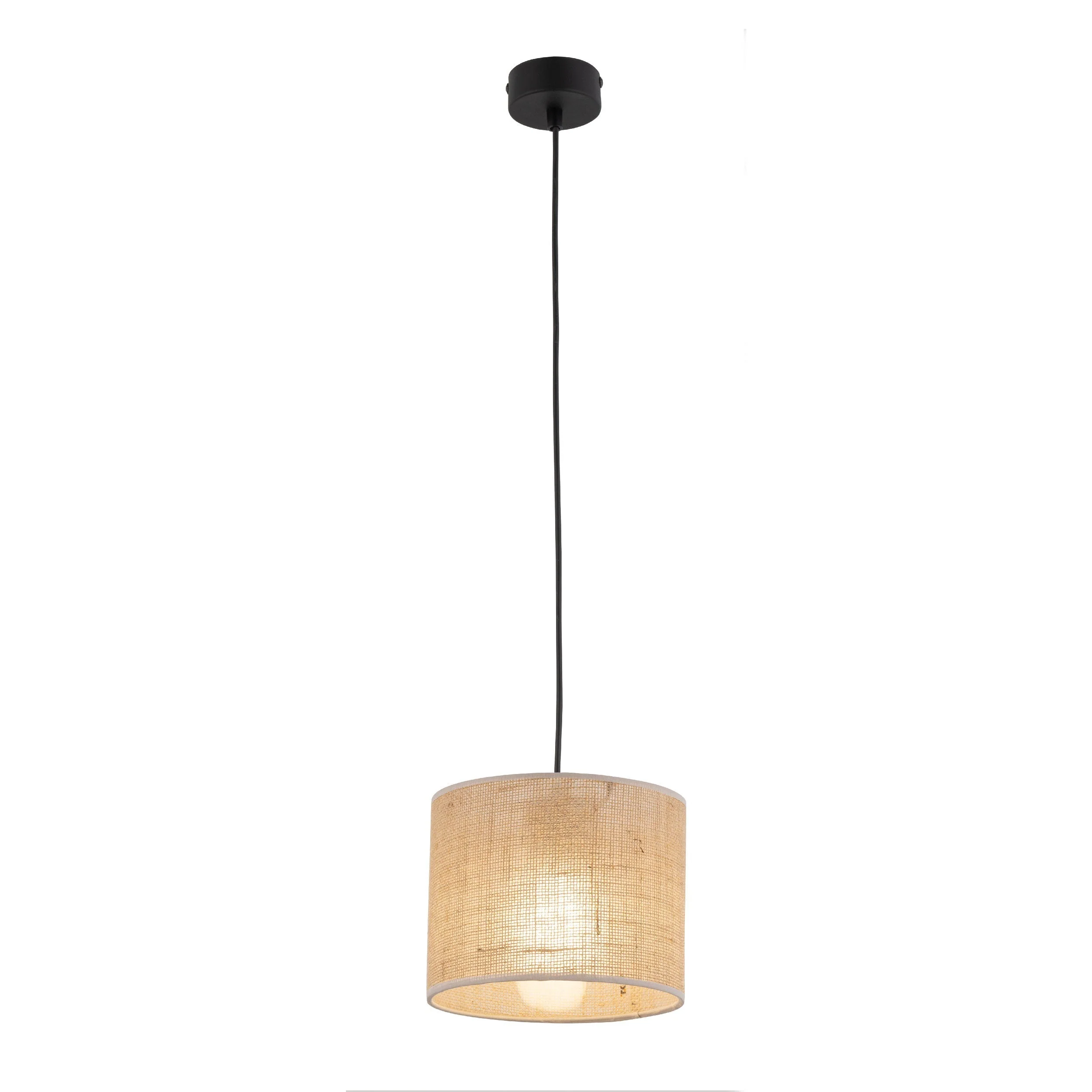 JUTE Natural Woven Pendant Light for Dining Room, Bedroom & Warm Scandinavian Interiors - Image 6