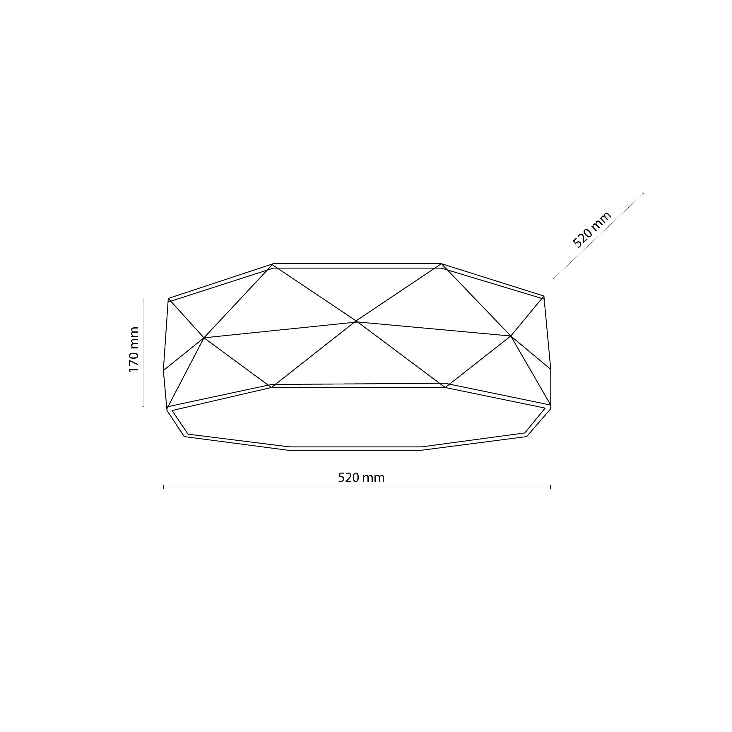 KANTOOR Beige Linen Flush Mount Light - Image 4