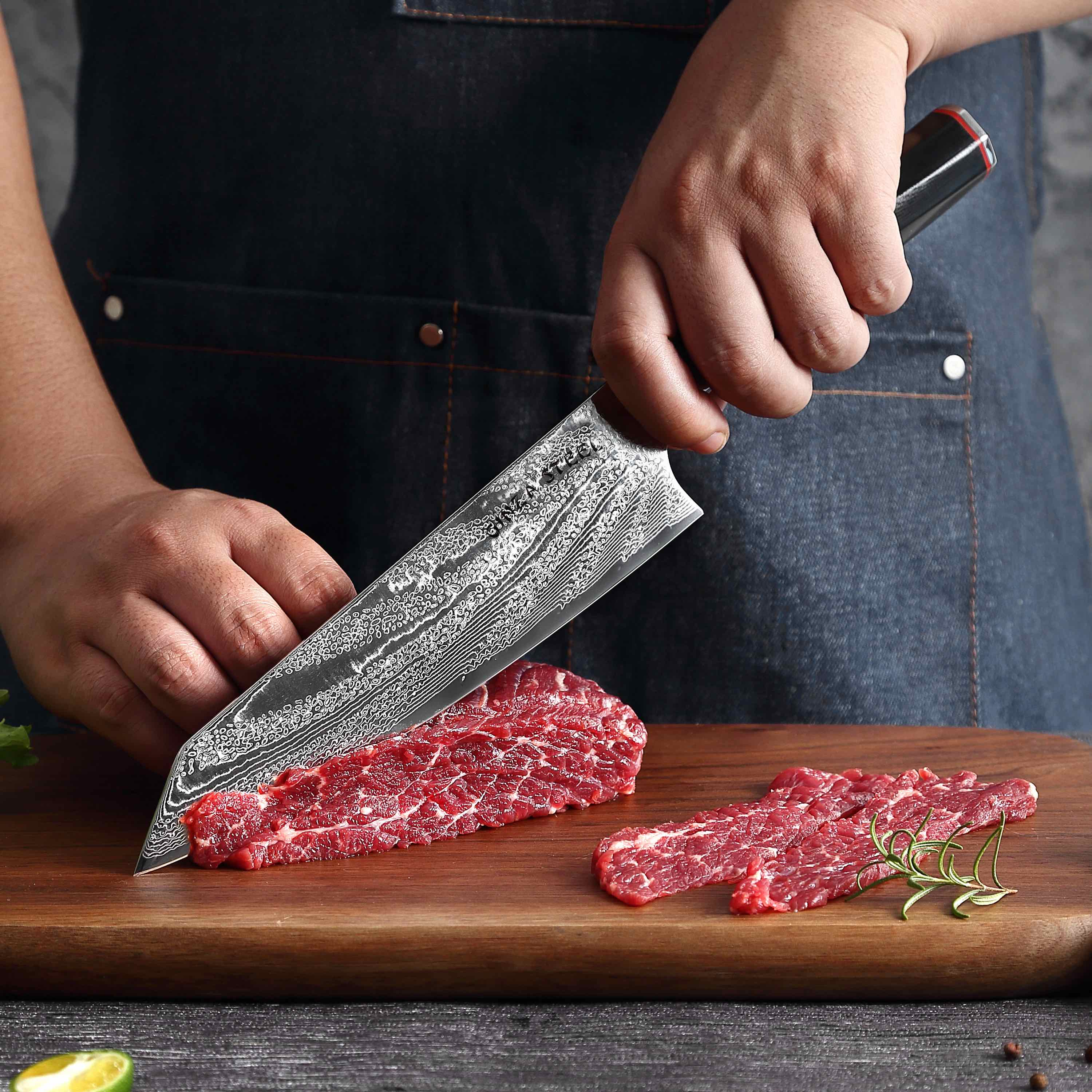 KATANA FIVE | Essential 5 pcs Knife set | 4 Knives with Magnetic Wood Block - Image 6