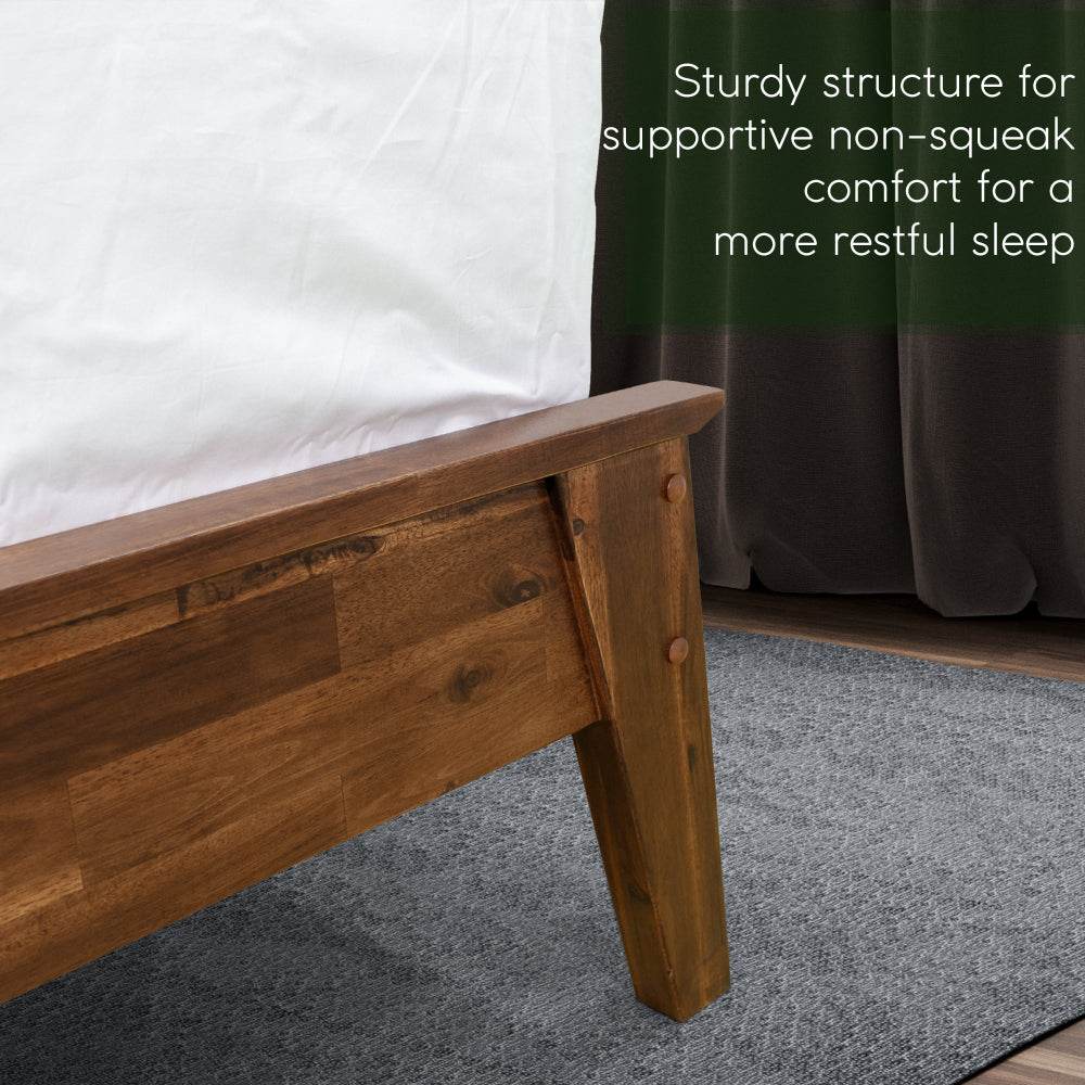Kaylin Solid Wood Bed Frame & Nightstand Bedroom Set - Image 7
