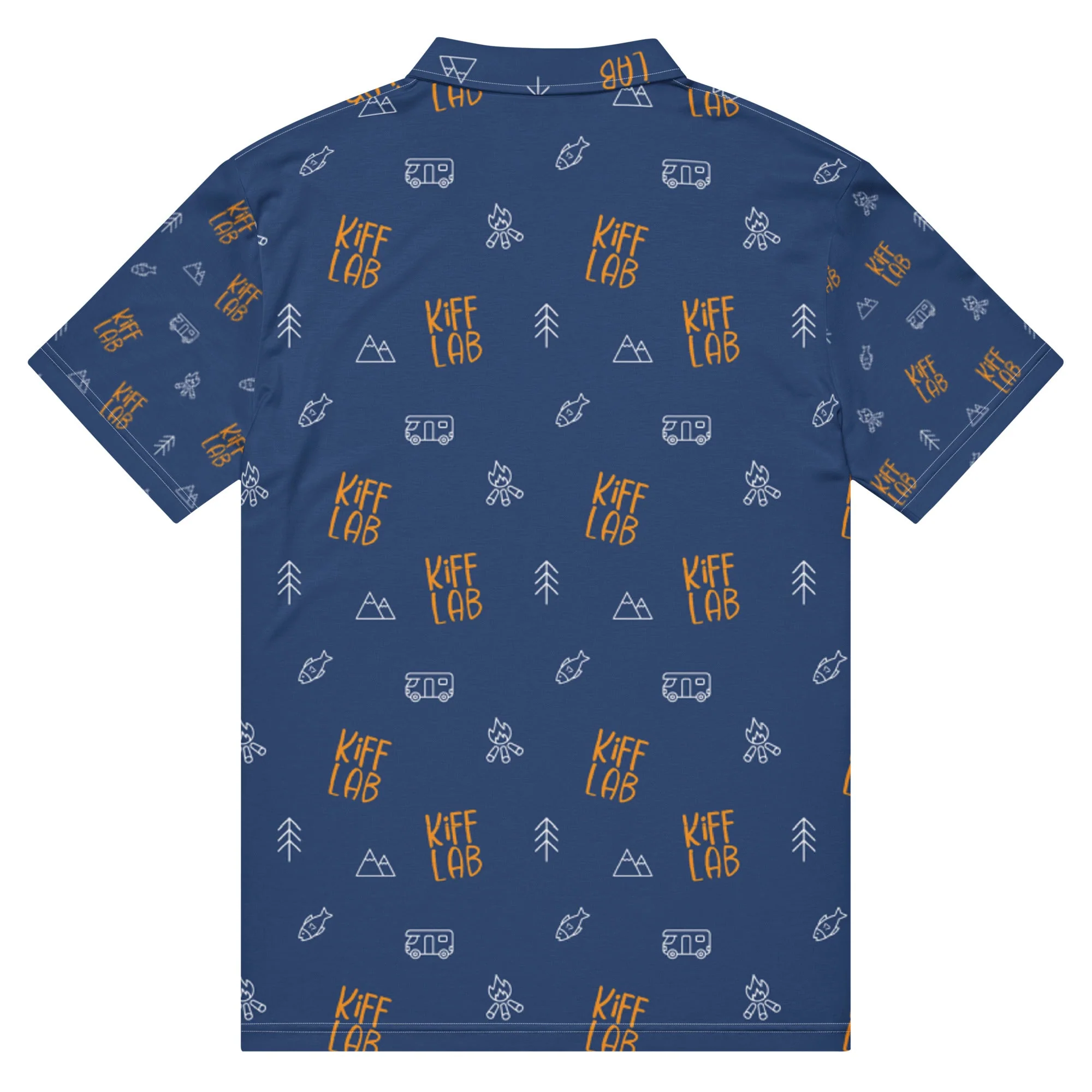 KiffLab Slim Fit Funky Golf Polo - Image 2