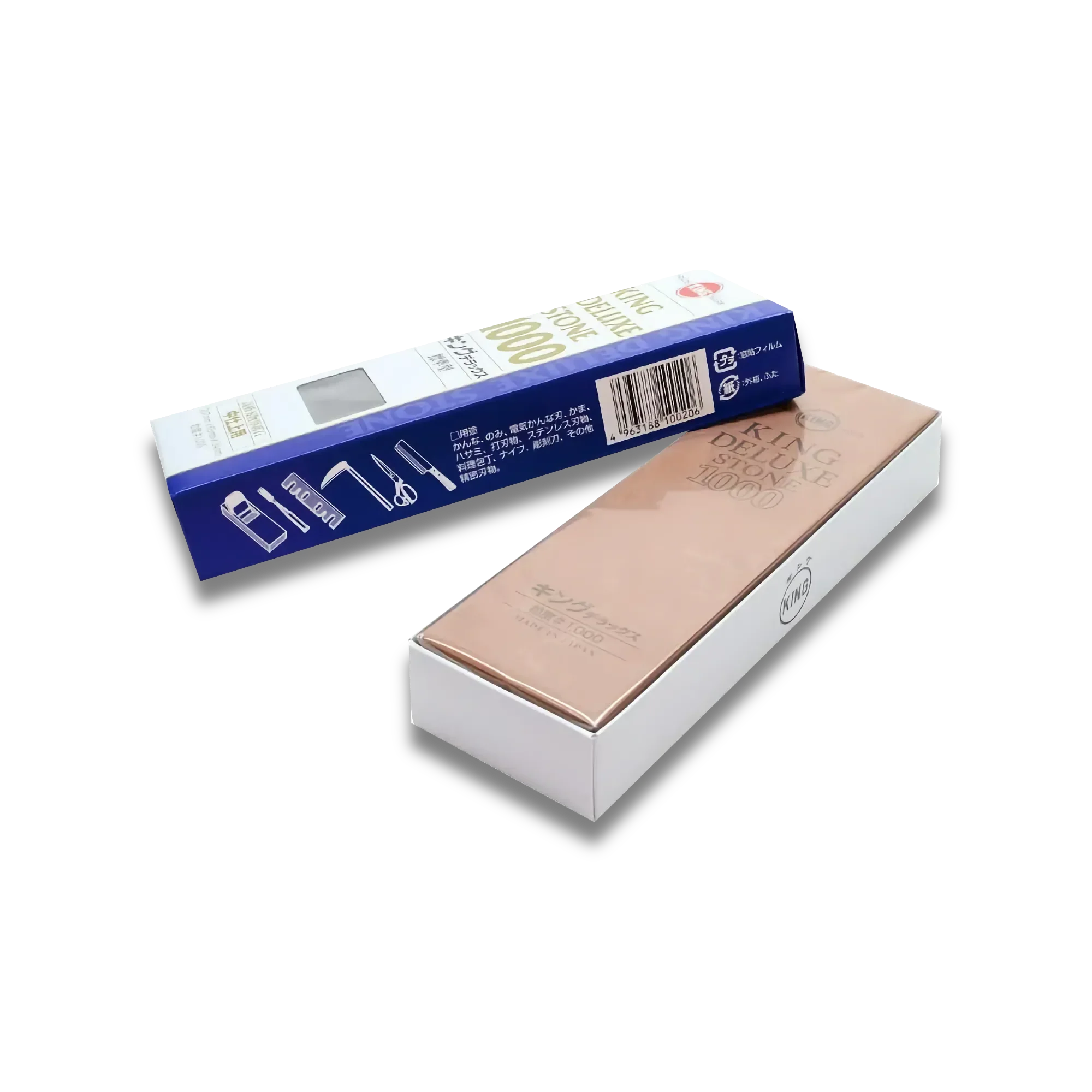 King Deluxe 1000 Grit Sharpening Stone – Medium Grit Whetstone – Made in Japan - Image 2