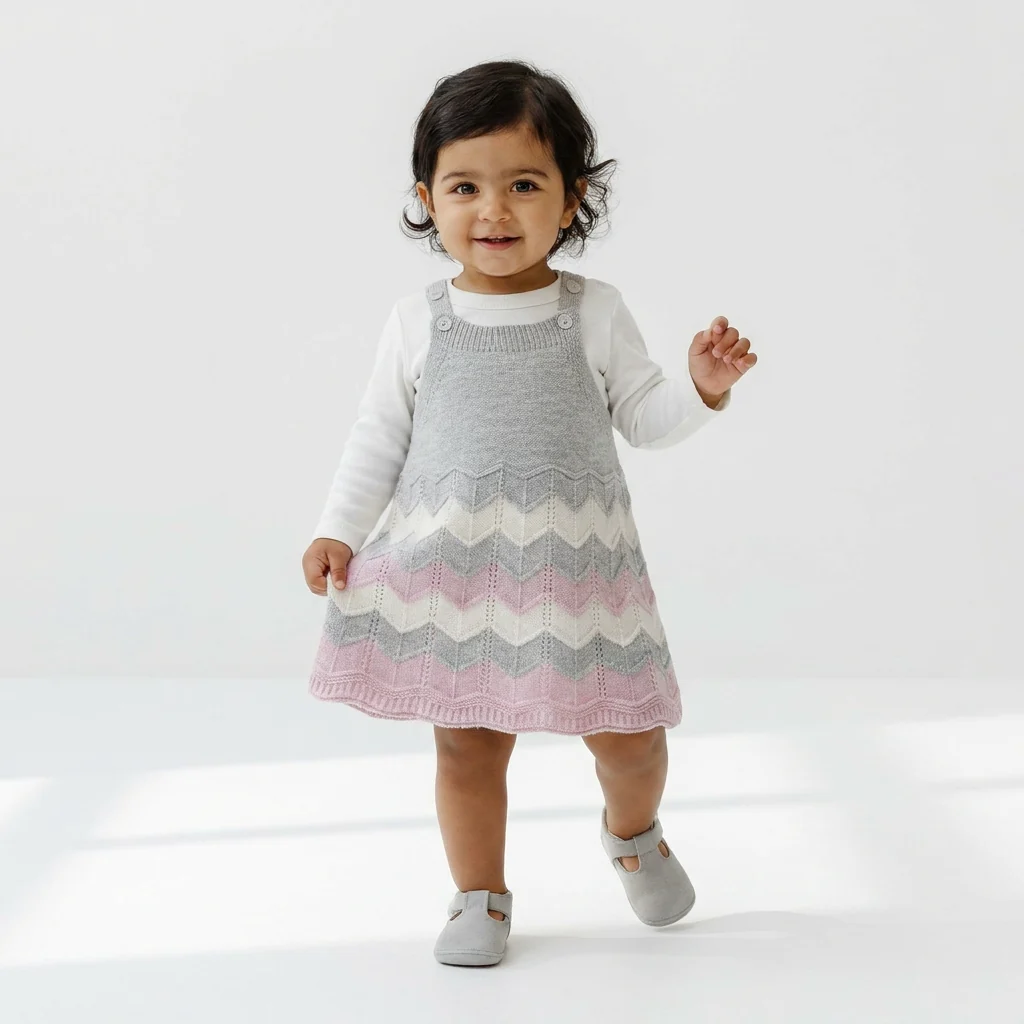 Knitted Princess Overall Set - Image 3