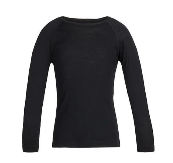 Kombi Juniors Accu-Dri Merino Blend Midweight Crew Tops 190g