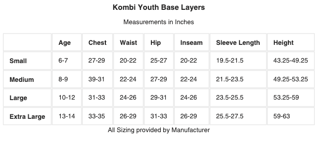 Kombi Juniors Accu-Dri Merino Blend Midweight Crew Tops 190g - Image 3