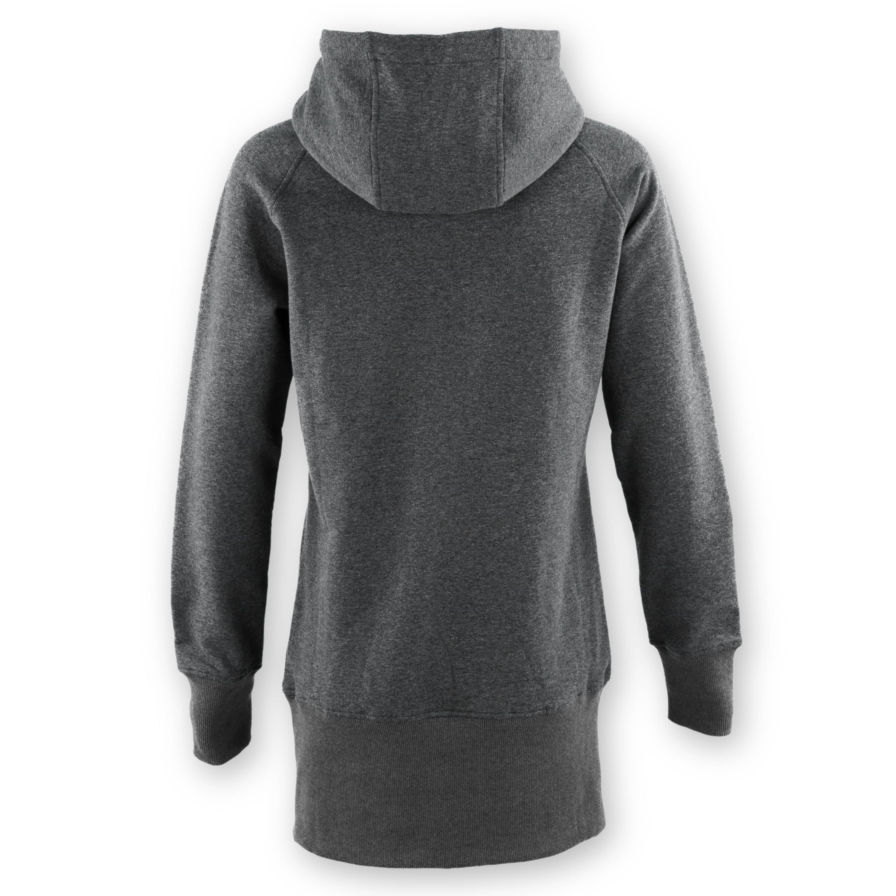 Kora Long Hoodie Charcoal - Image 2