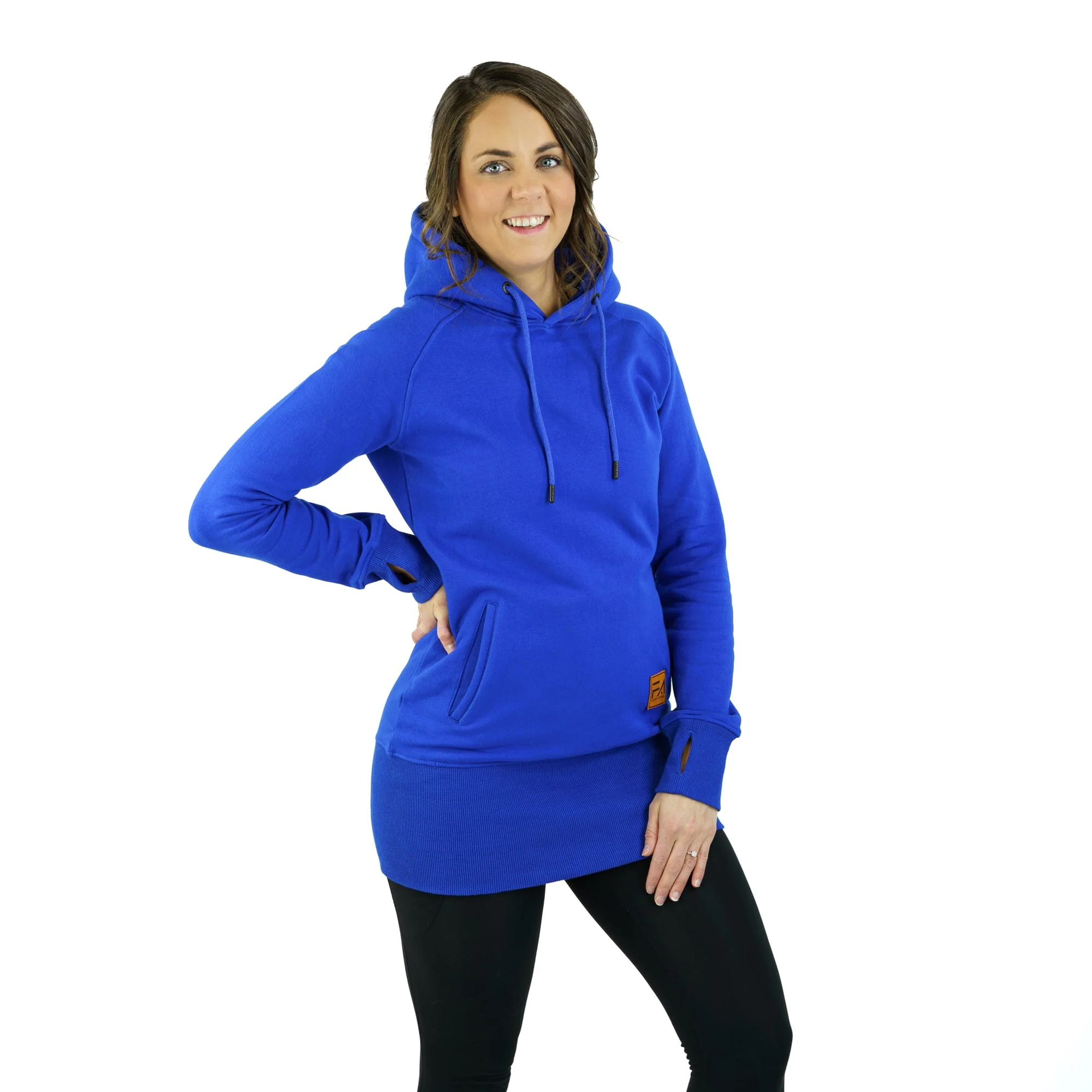 Kora Long Hoodie Royal - Image 4