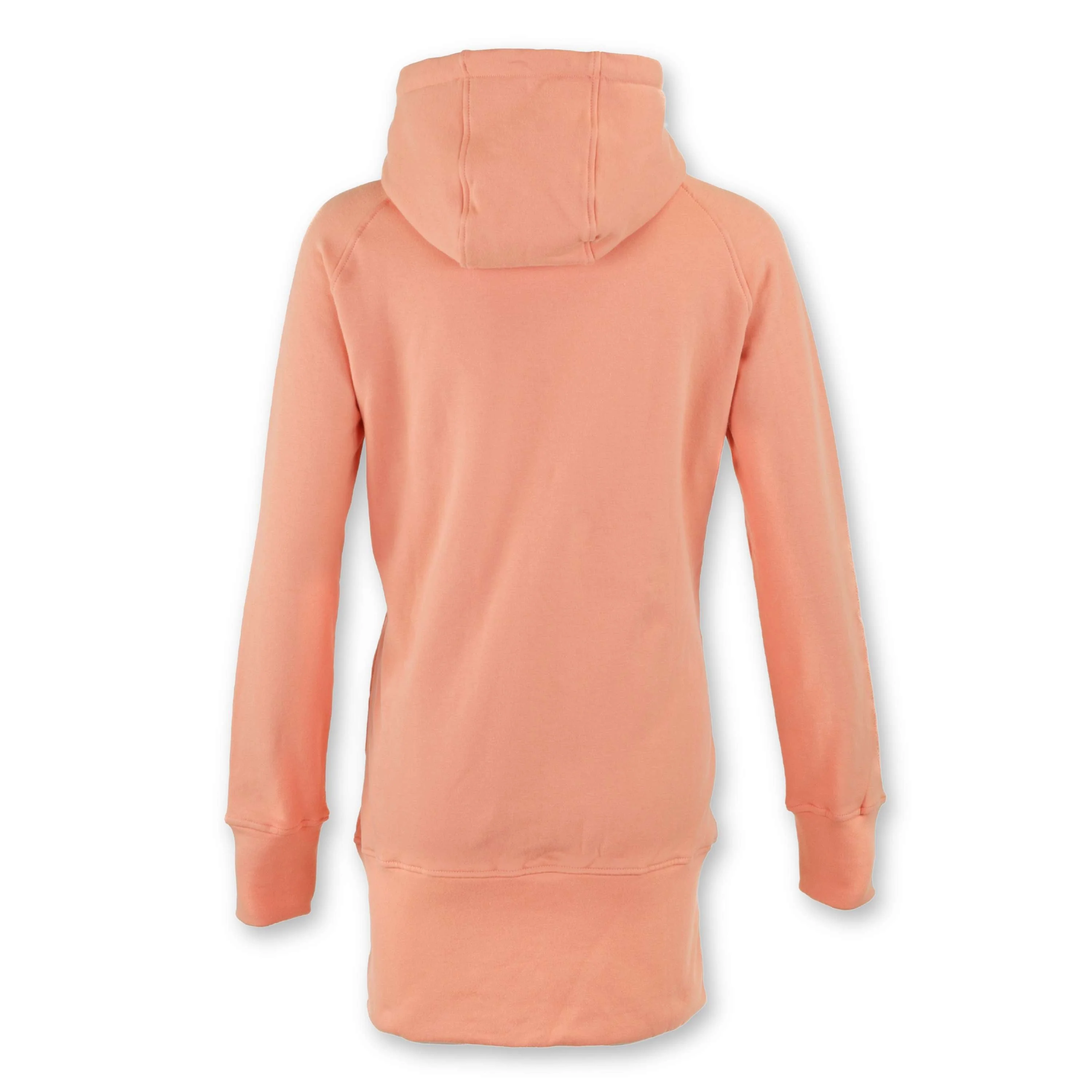 Kora Long Zipup Hoodie Peach - Image 2