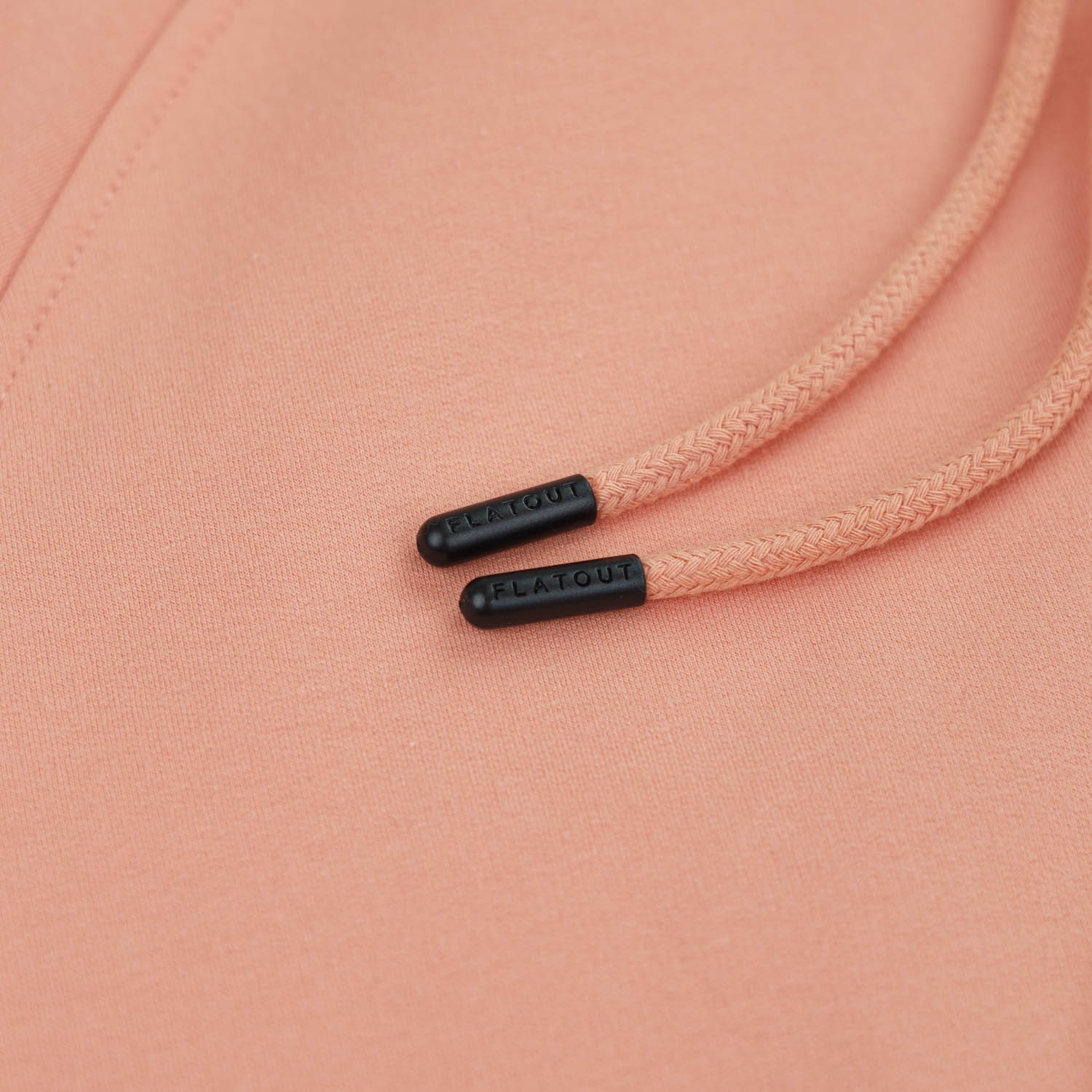 Kora Long Zipup Hoodie Peach - Image 6