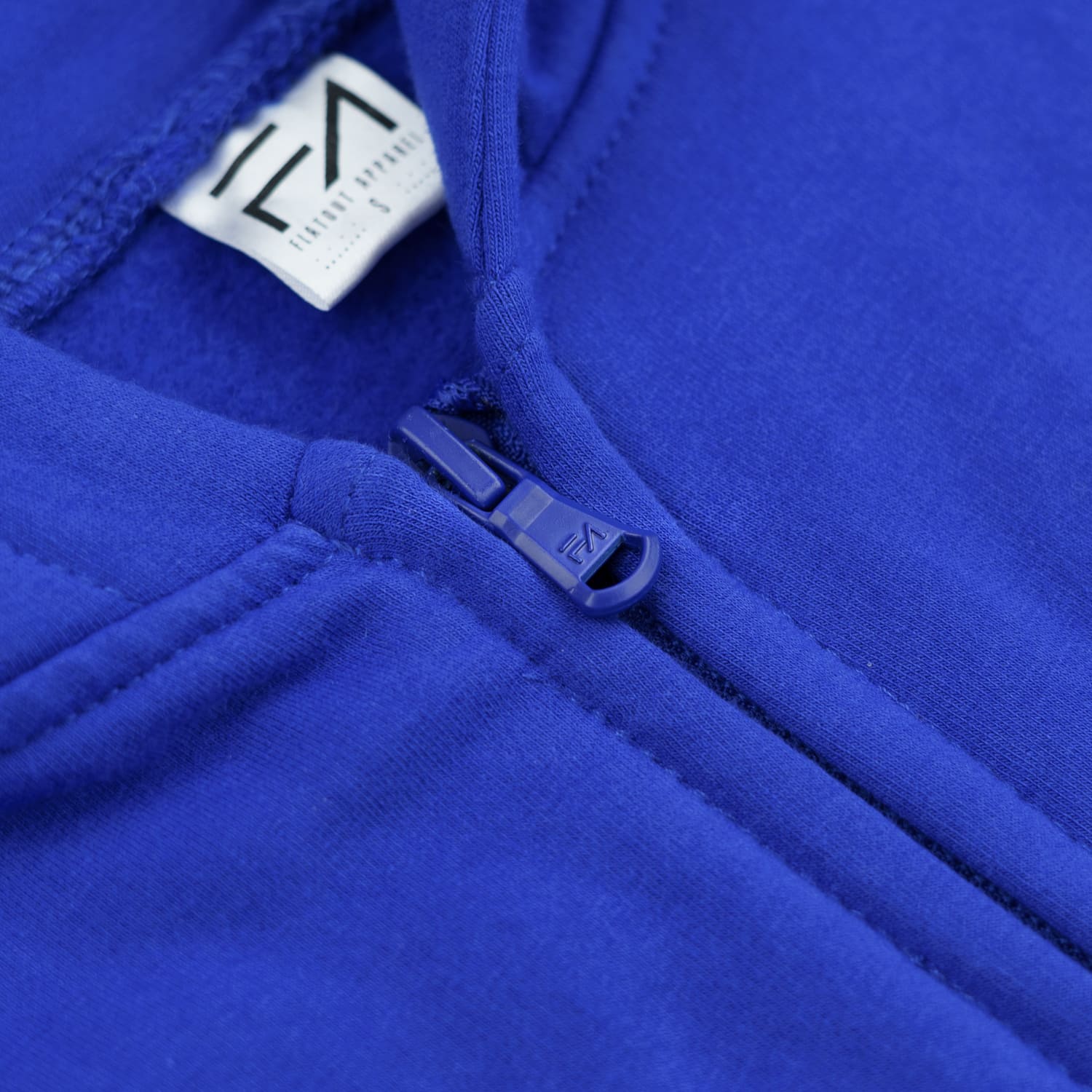 Kora Long Zipup Hoodie Royal Blue - Image 8