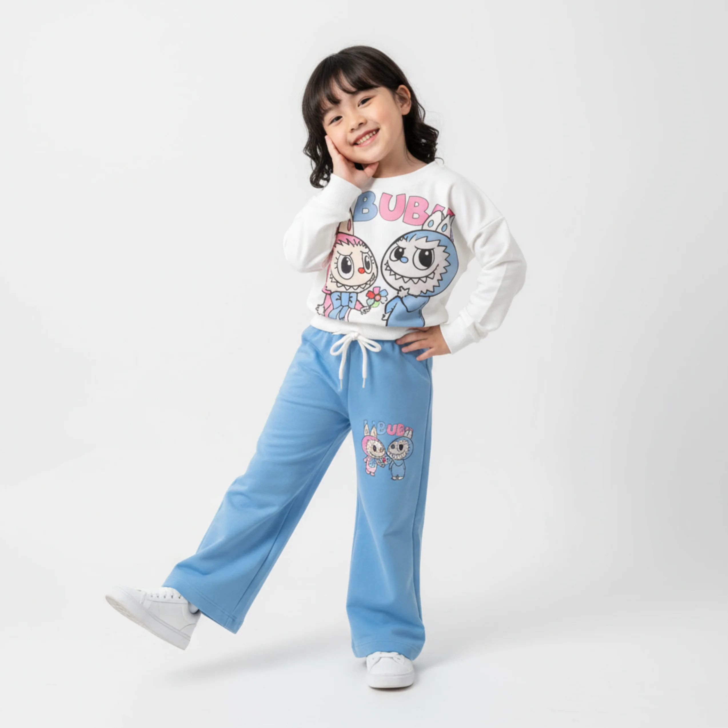 La-Bu-Bu Friends Girls Casual Set - Image 10