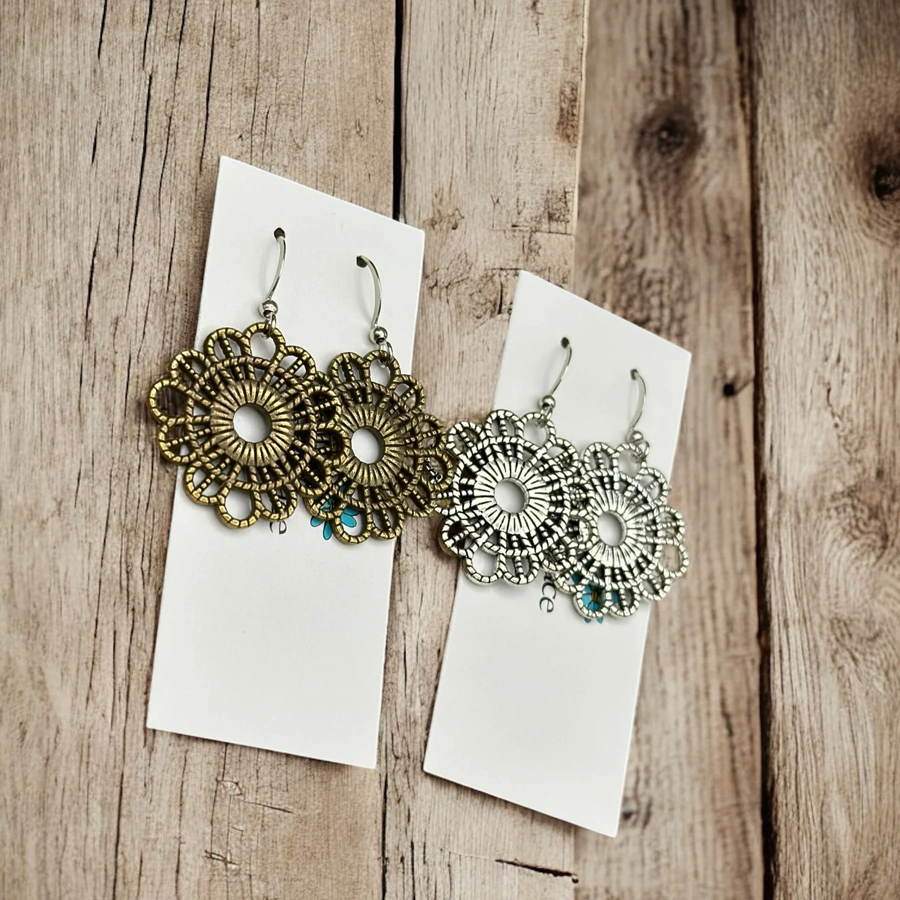 Lace Textured Earrings - Image 12